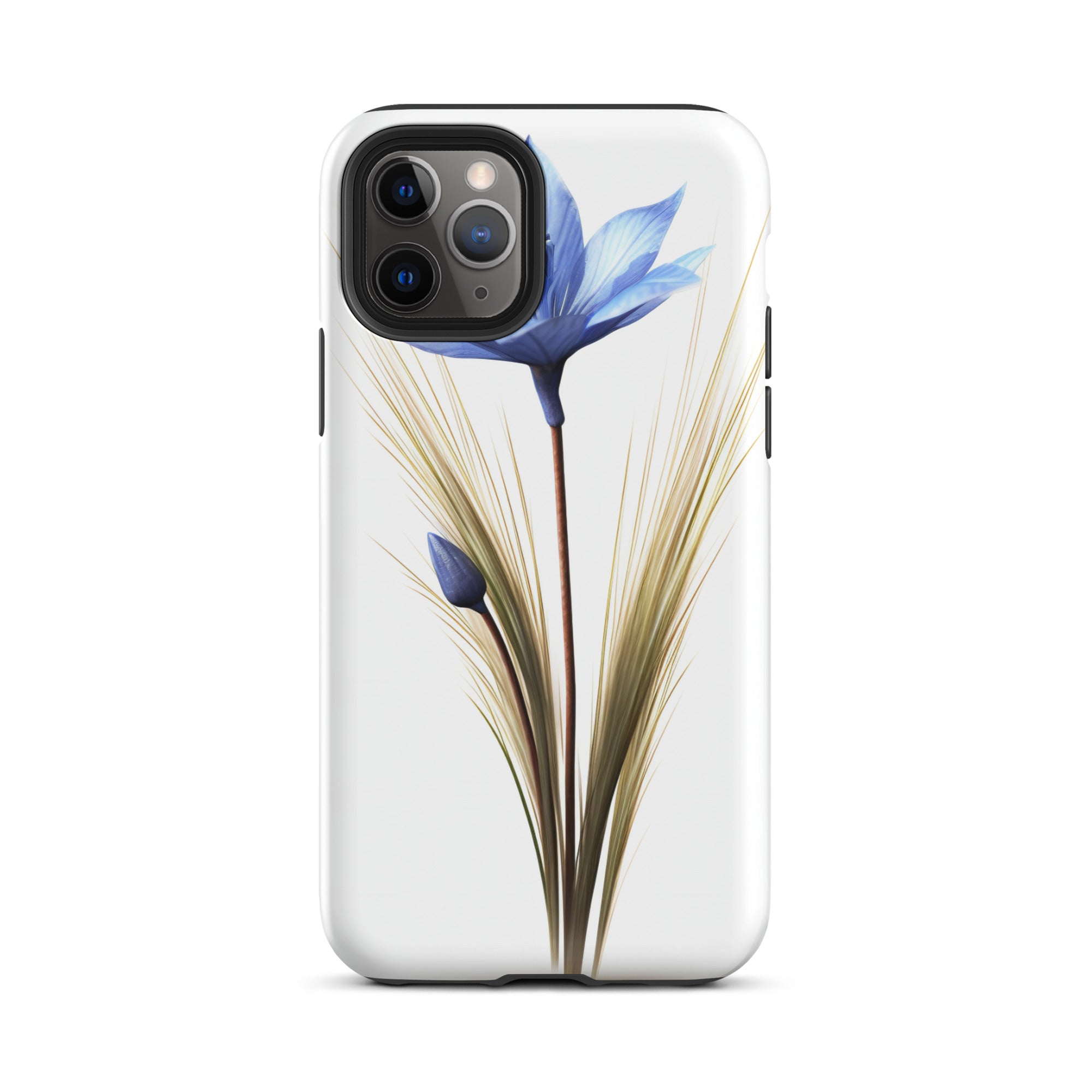 Blue Fescue Flower iPhone Case by Visual Verse - Image 4