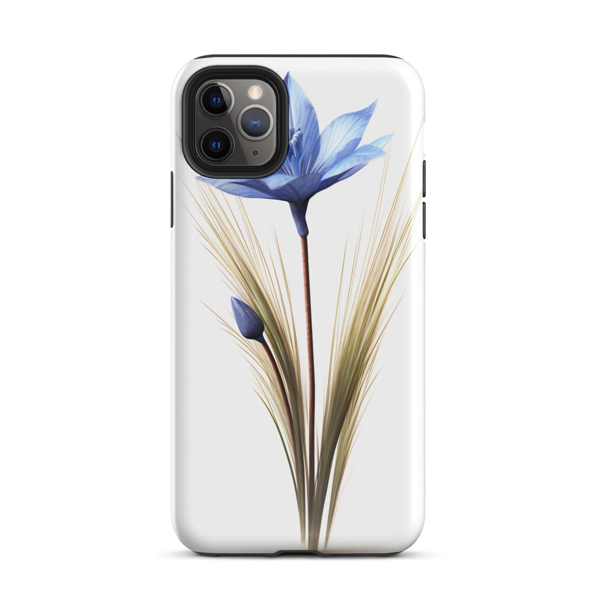 Blue Fescue Flower iPhone Case by Visual Verse - Image 5