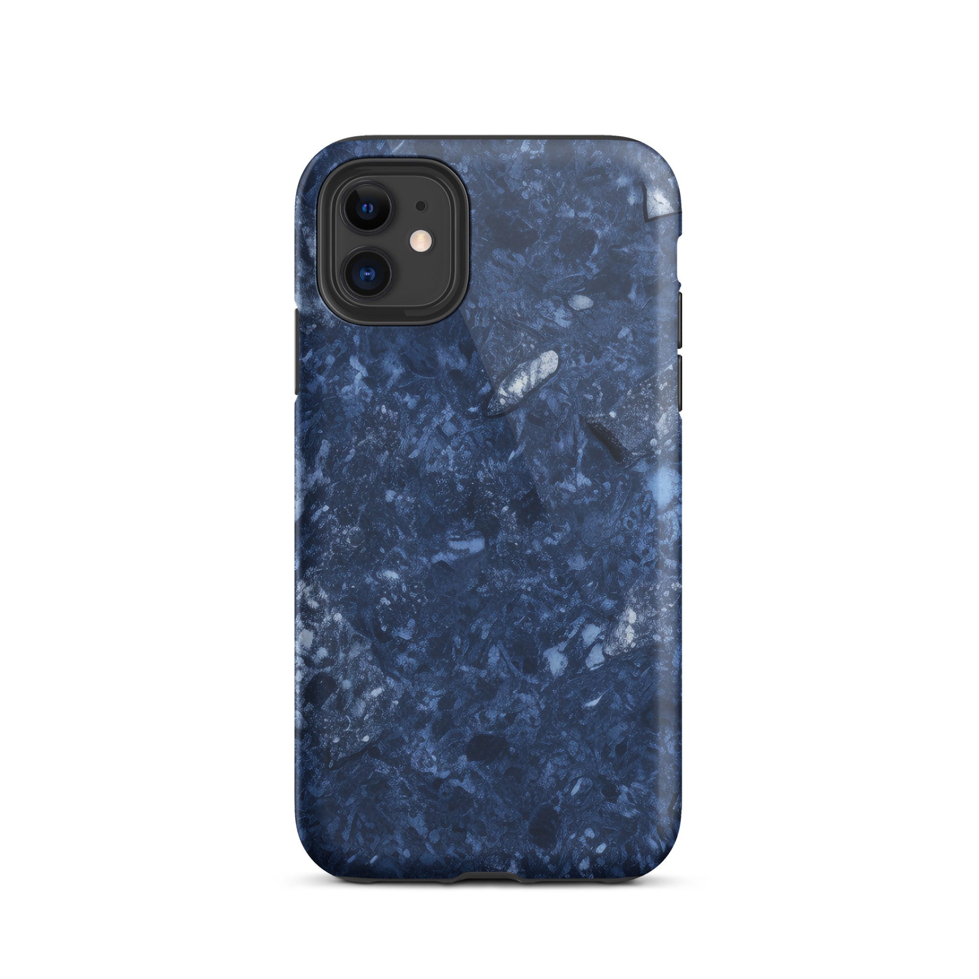 Blue Pearl Granite iPhone Case by Visual Verse - Image 1