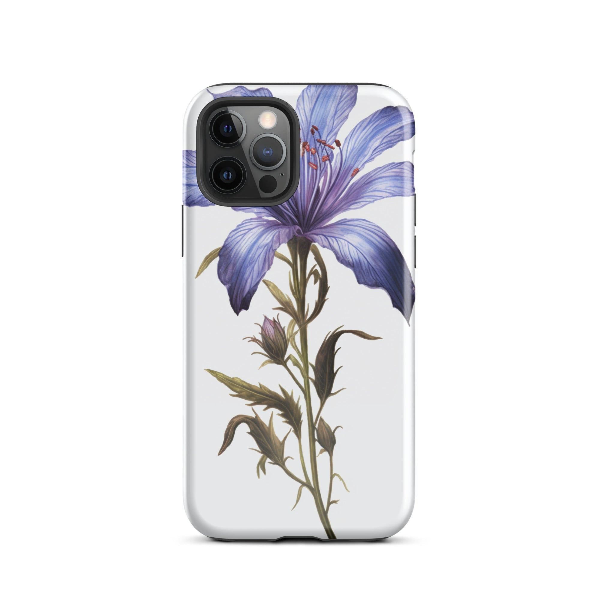 Bluebeard Flower iPhone Case by Visual Verse - Image 11