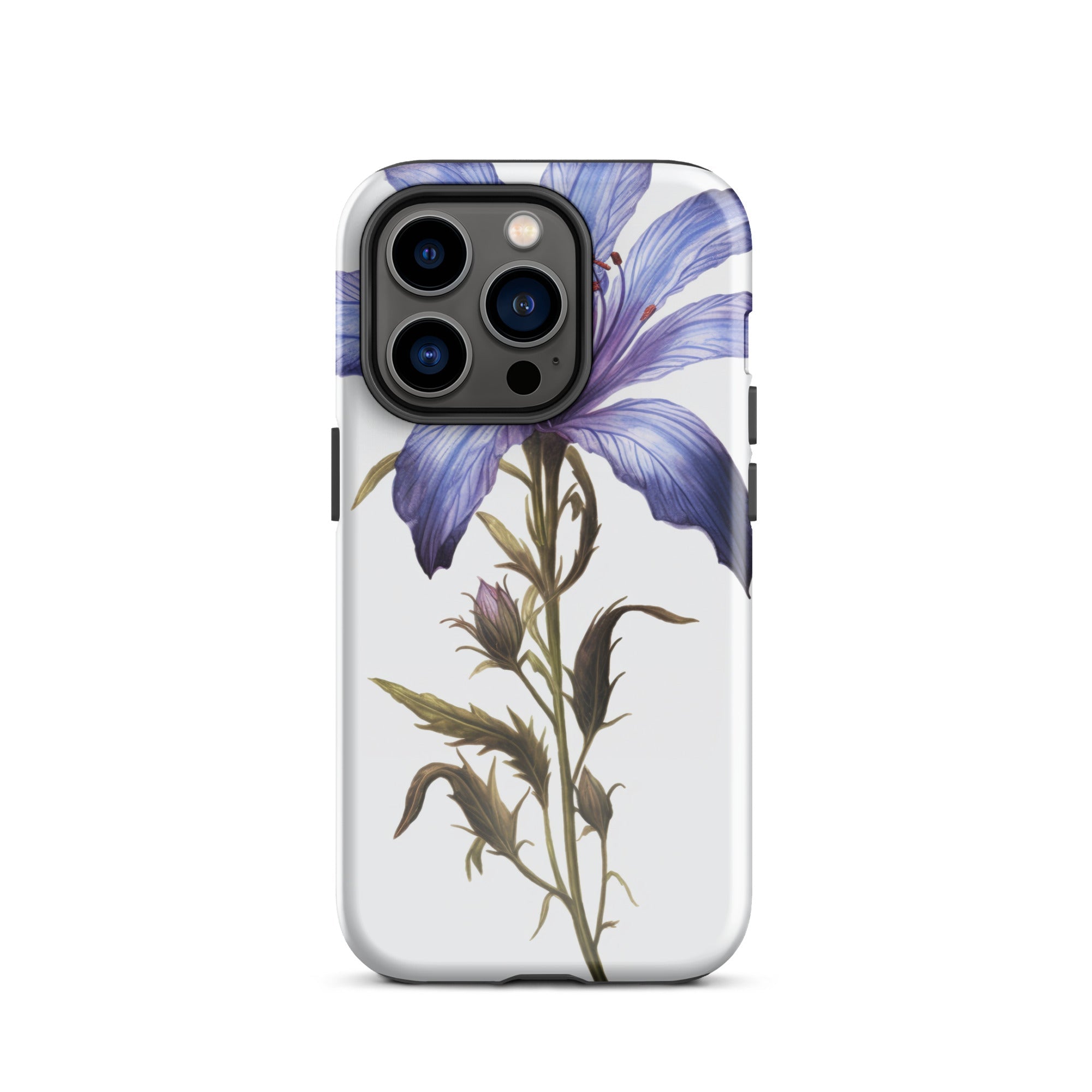 Bluebeard Flower iPhone Case by Visual Verse - Image 27