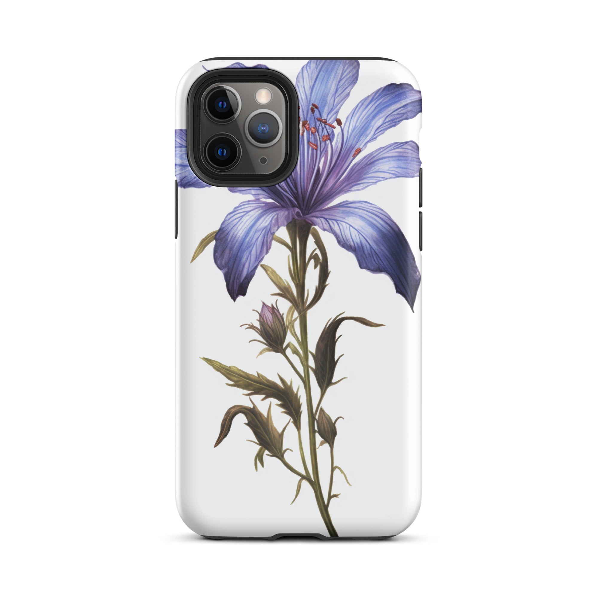 Bluebeard Flower iPhone Case by Visual Verse - Image 4