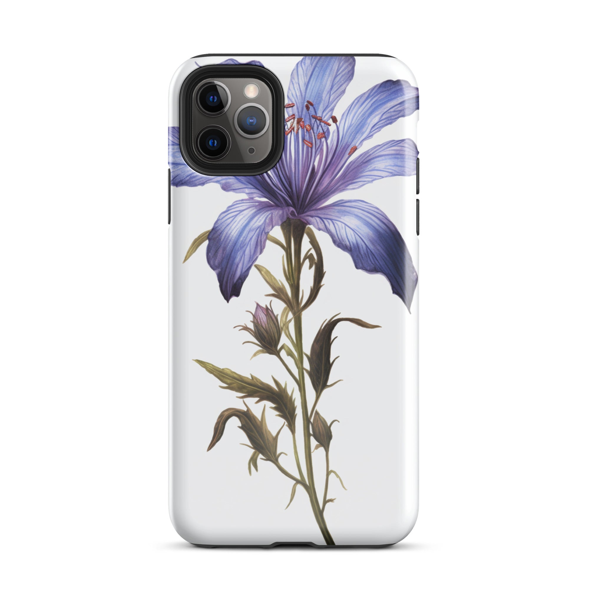 Bluebeard Flower iPhone Case by Visual Verse - Image 5