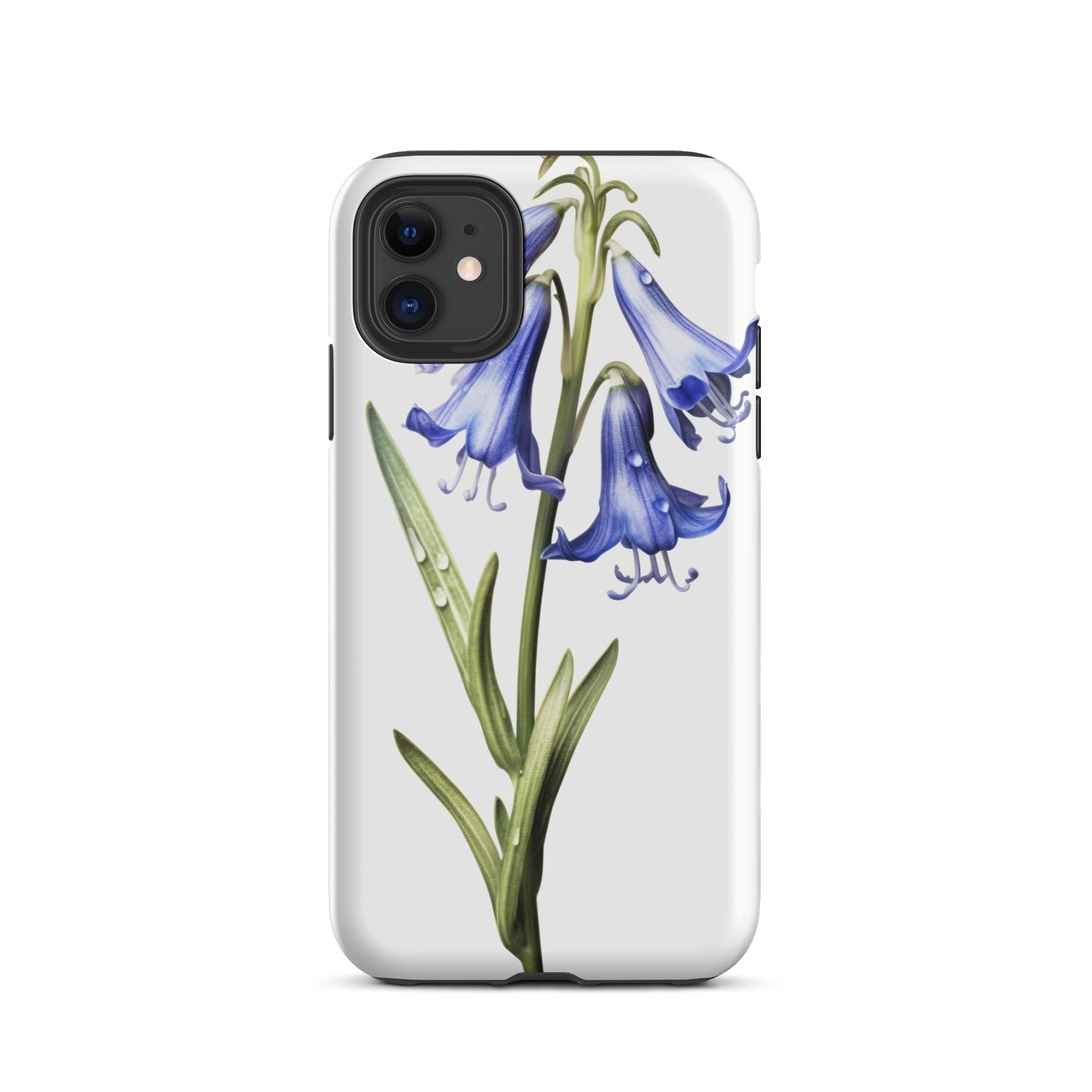 Bluebell Flower Blue iPhone Case by Visual Verse - Image 2