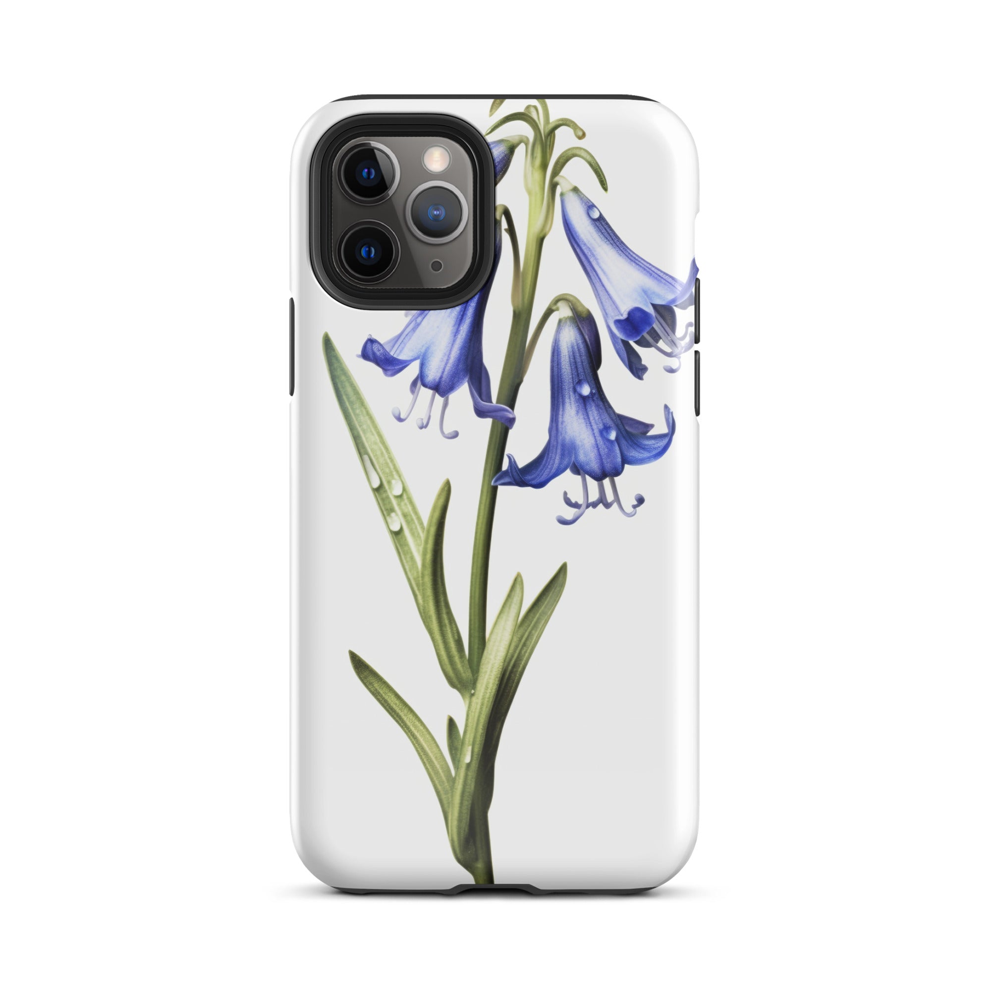 Bluebell Flower Blue iPhone Case by Visual Verse - Image 3