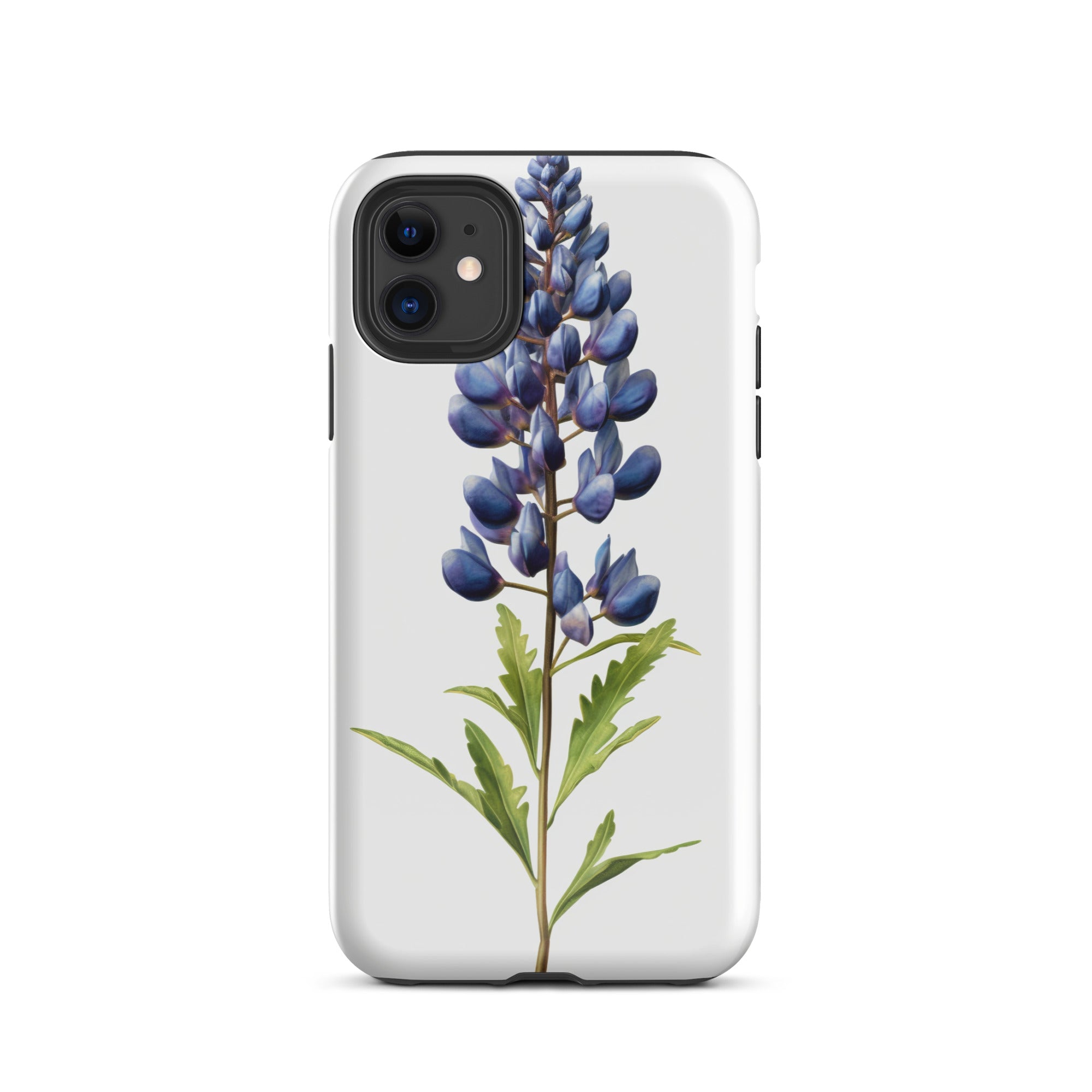 Bluebonnet Lupine Flower iPhone Case by Visual Verse - Image 1