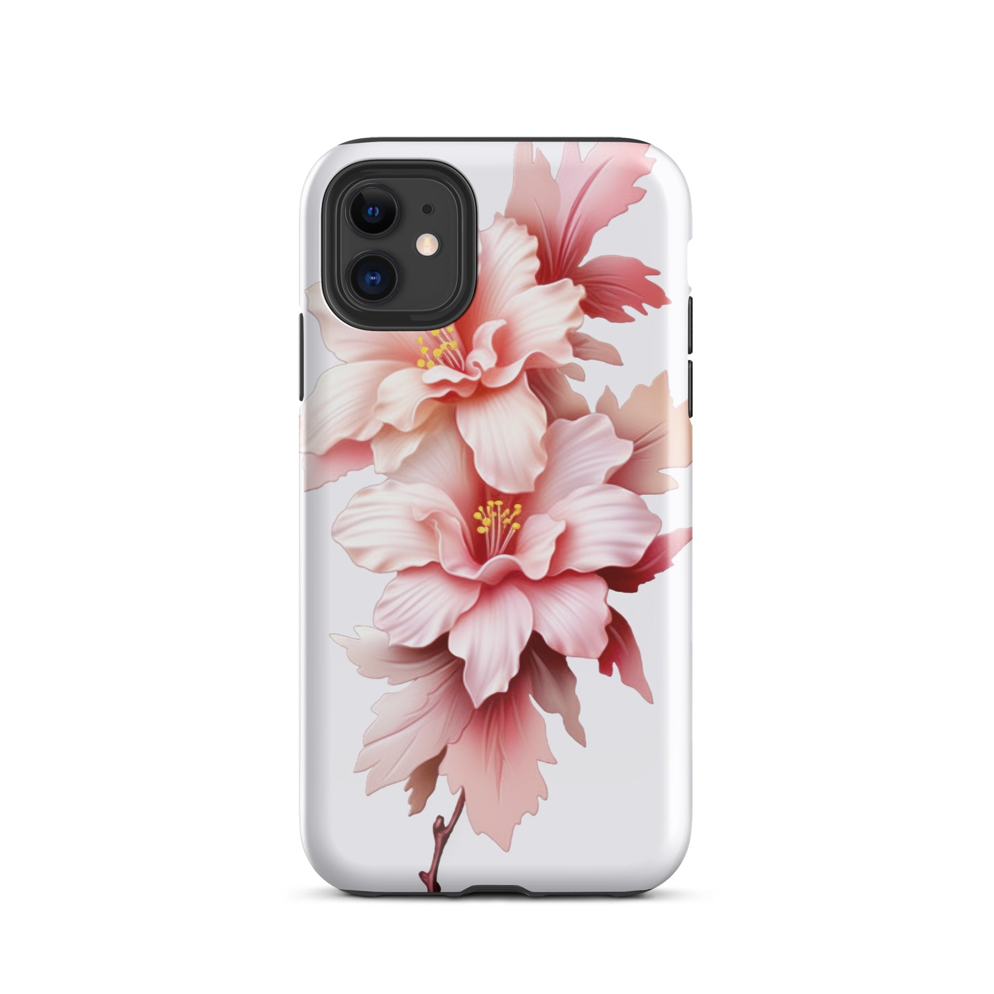 Blushing Bride Flower iPhone Case by Visual Verse - Image 1