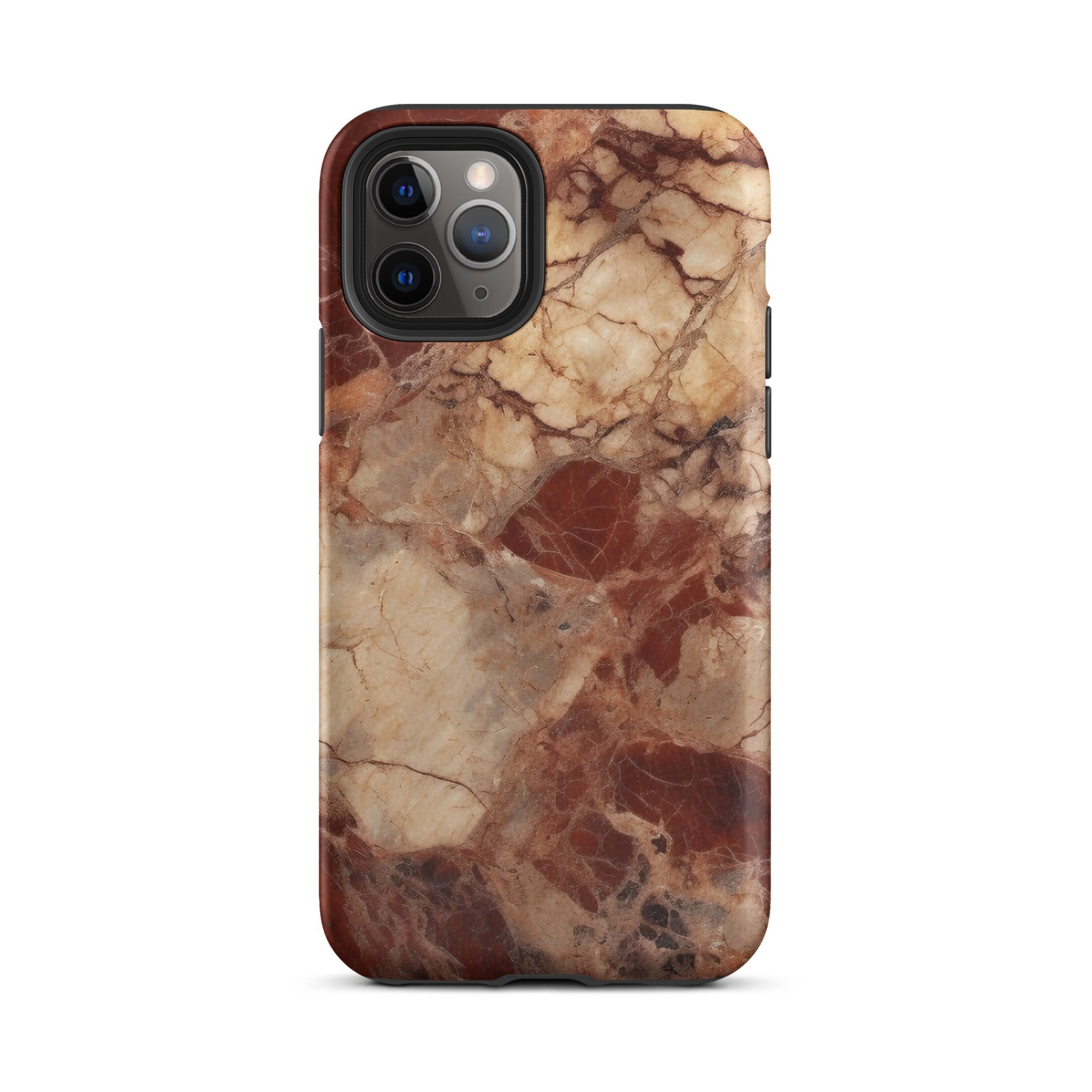 Bordeaux Granite iPhone Case by Visual Verse - Image 4
