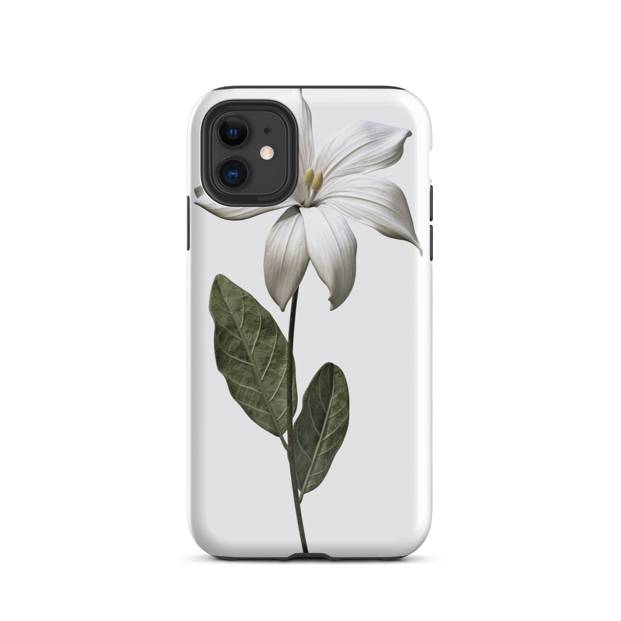 Broadleaf Arrowhead Flower iPhone Case by Visual Verse - Image 1