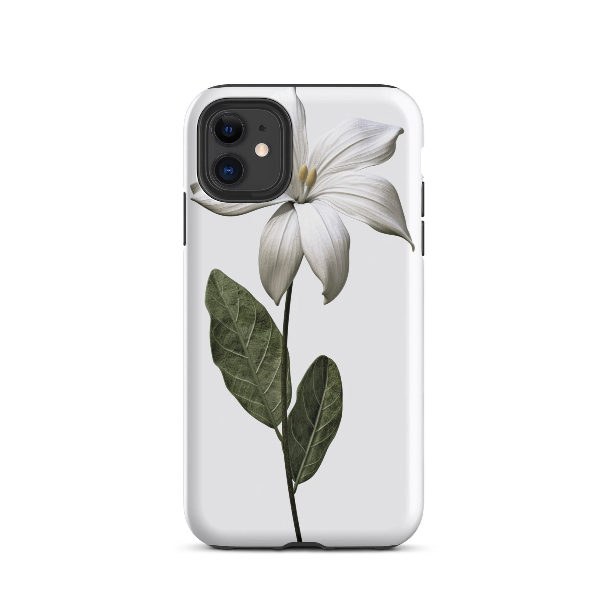 Broadleaf Arrowhead Flower iPhone Case by Visual Verse - Image 2
