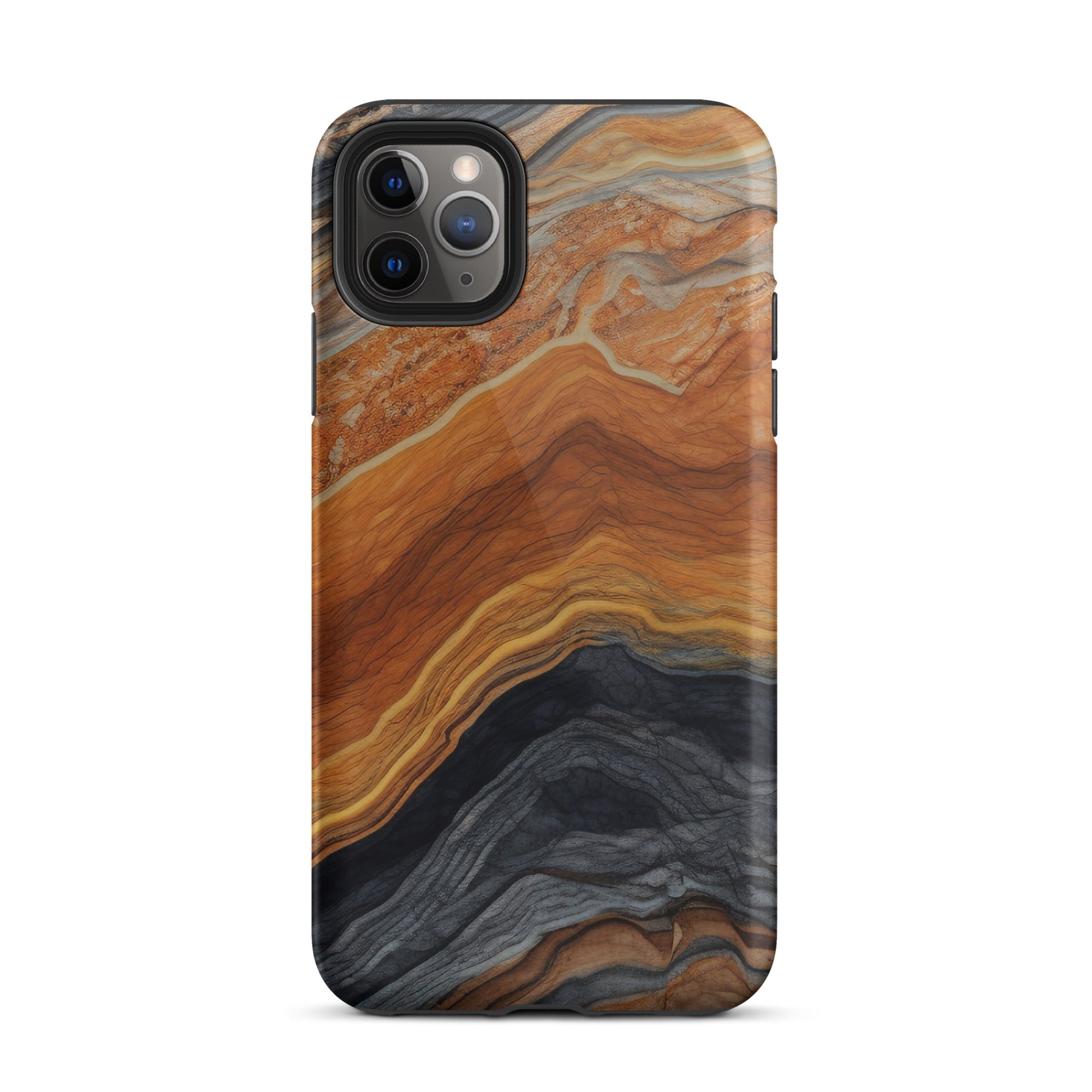 Brown Waves LGranite iPhone Case by Visual Verse - Image 5