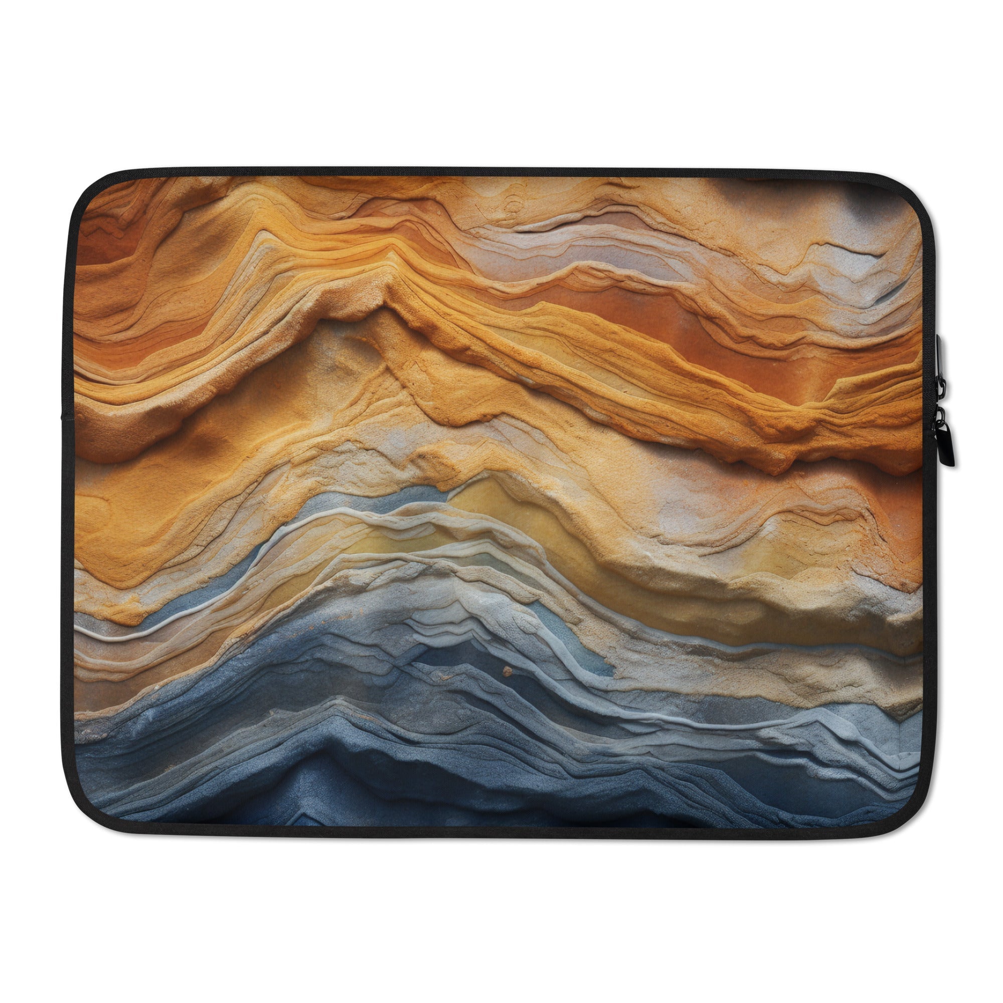 Calcite Rock Laptop Sleeve by Visual Verse - Image 1