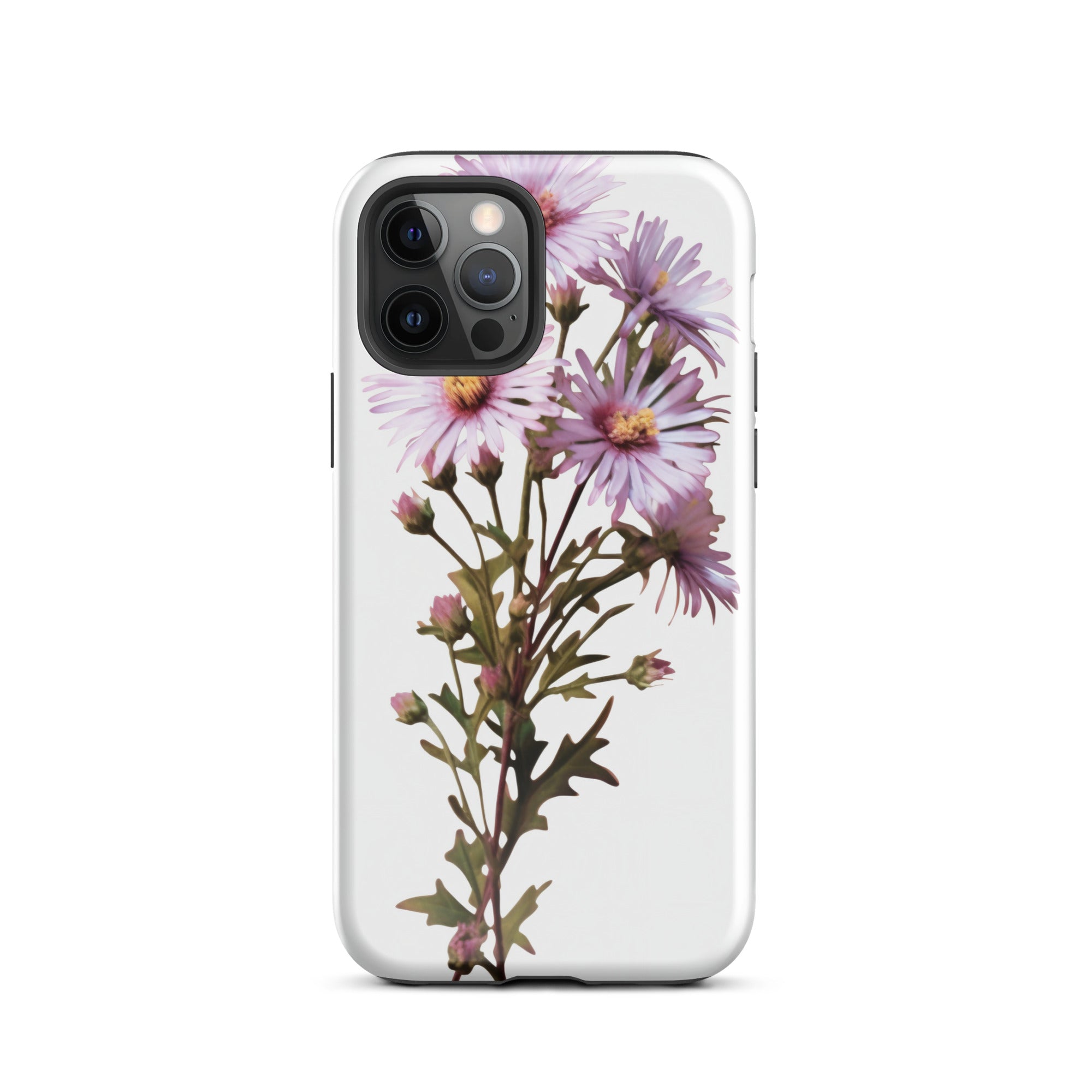 Calico Aster Flower iPhone Case by Visual Verse - Image 11