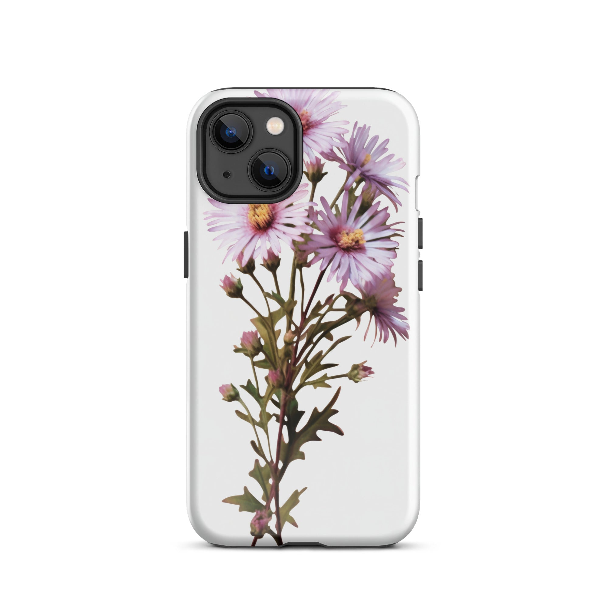Calico Aster Flower iPhone Case by Visual Verse - Image 17