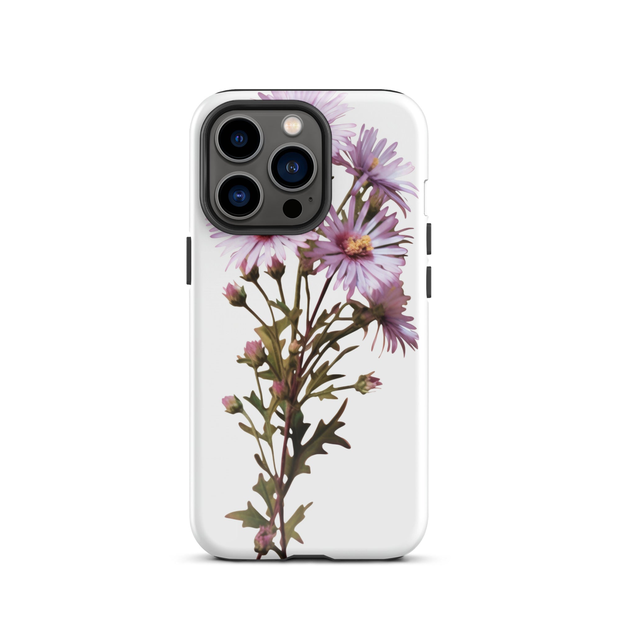 Calico Aster Flower iPhone Case by Visual Verse - Image 19