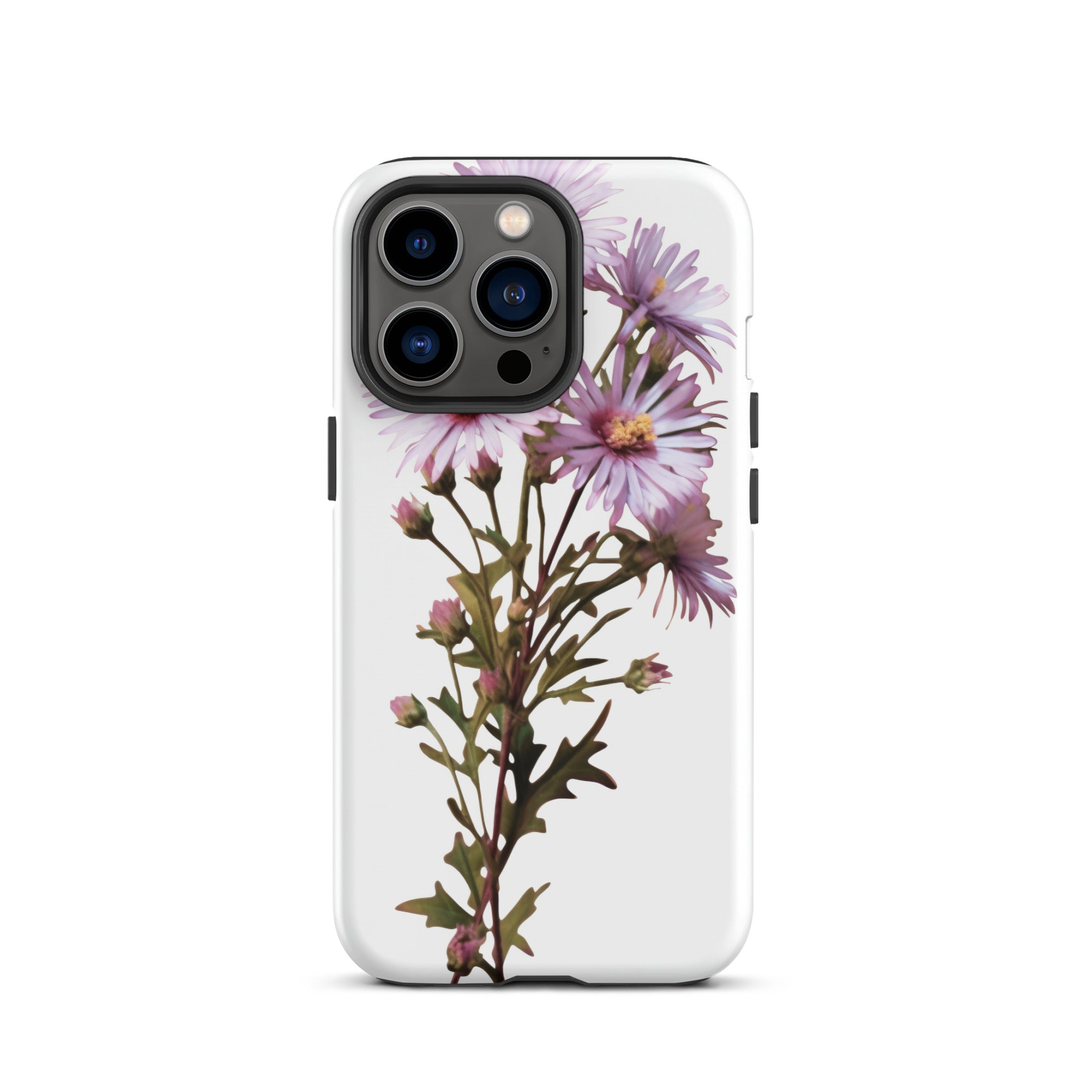 Calico Aster Flower iPhone Case by Visual Verse - Image 20