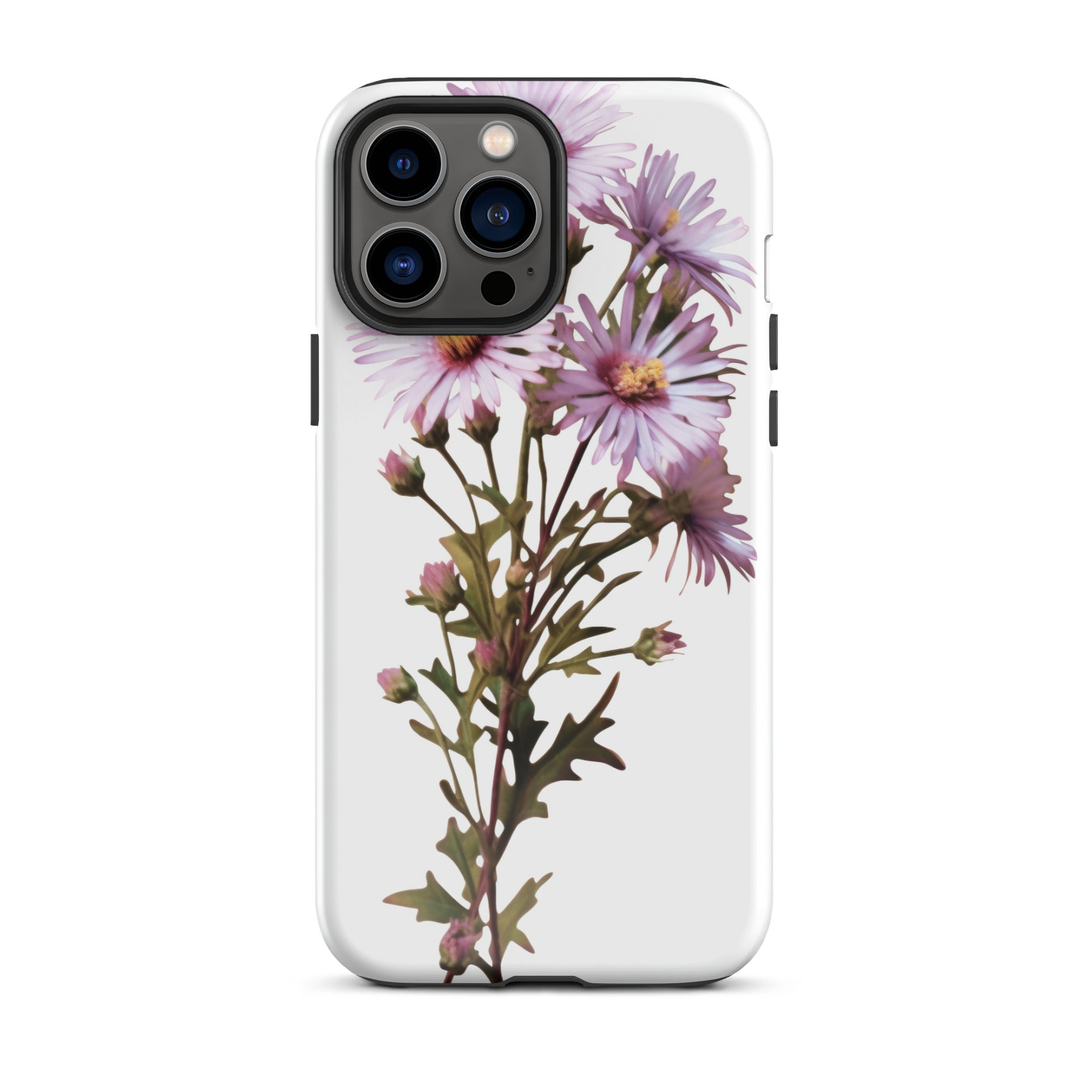 Calico Aster Flower iPhone Case by Visual Verse - Image 21
