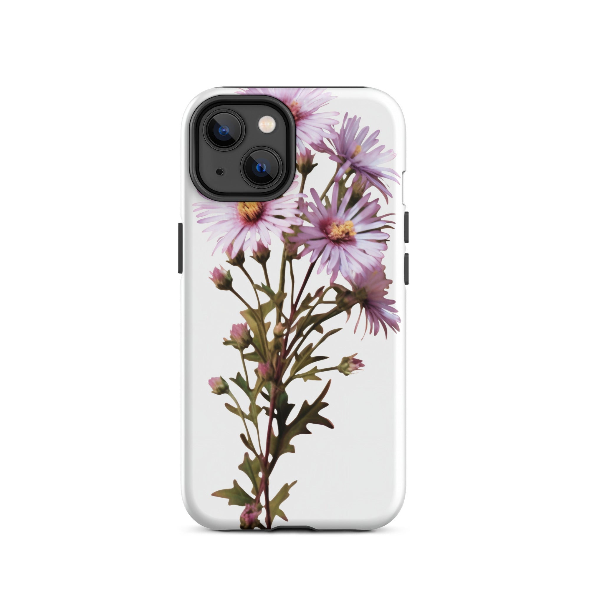 Calico Aster Flower iPhone Case by Visual Verse - Image 24