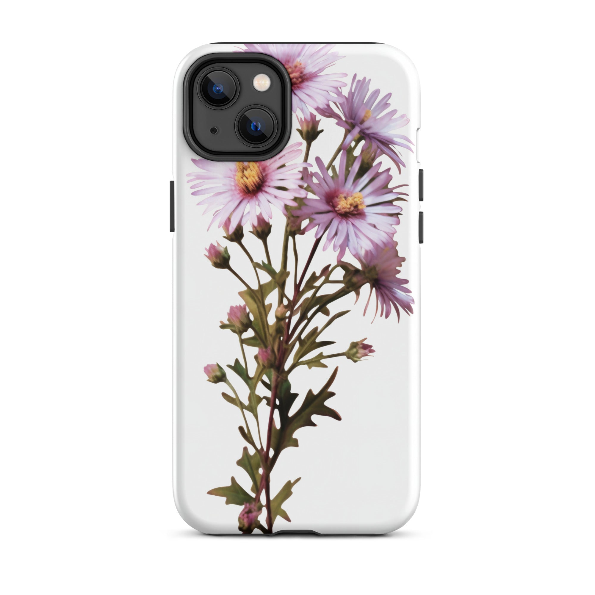 Calico Aster Flower iPhone Case by Visual Verse - Image 26