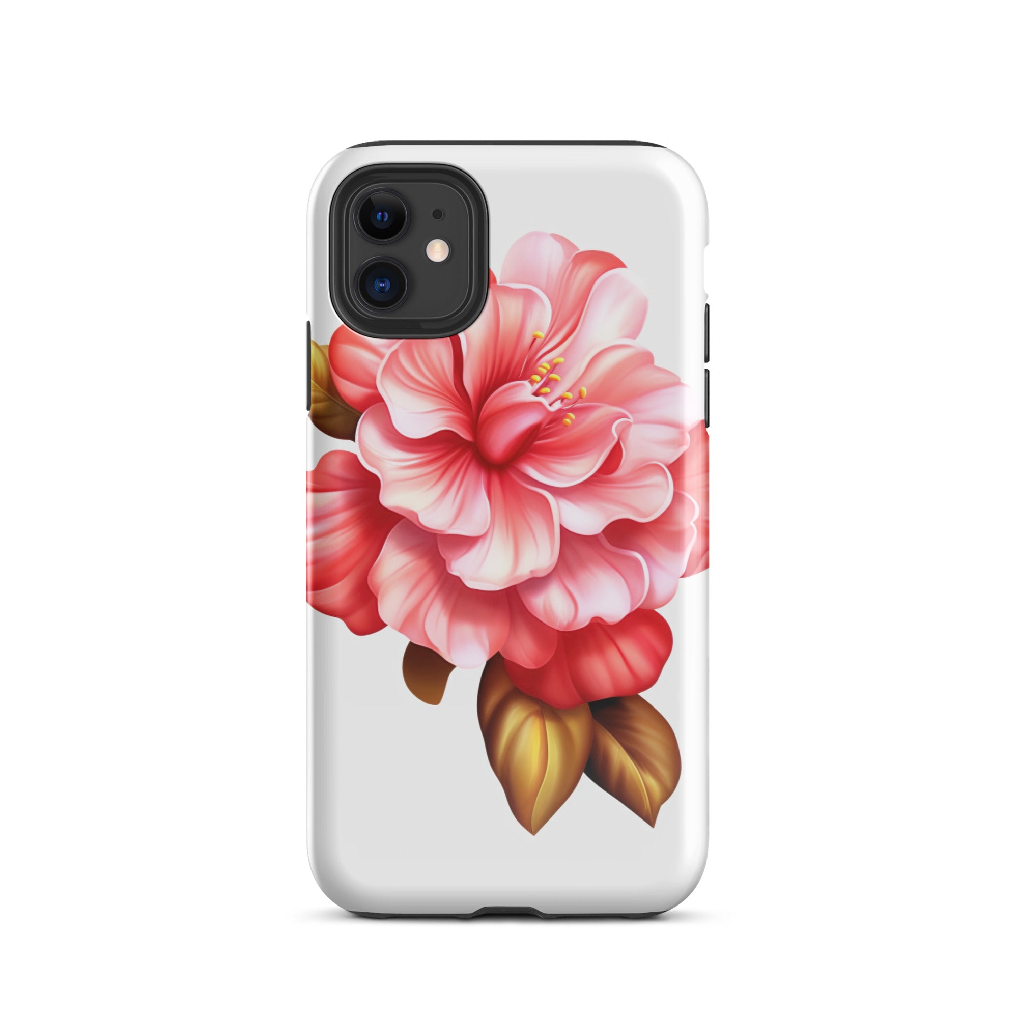 Camellia Flower iPhone Case by Visual Verse - Image 1