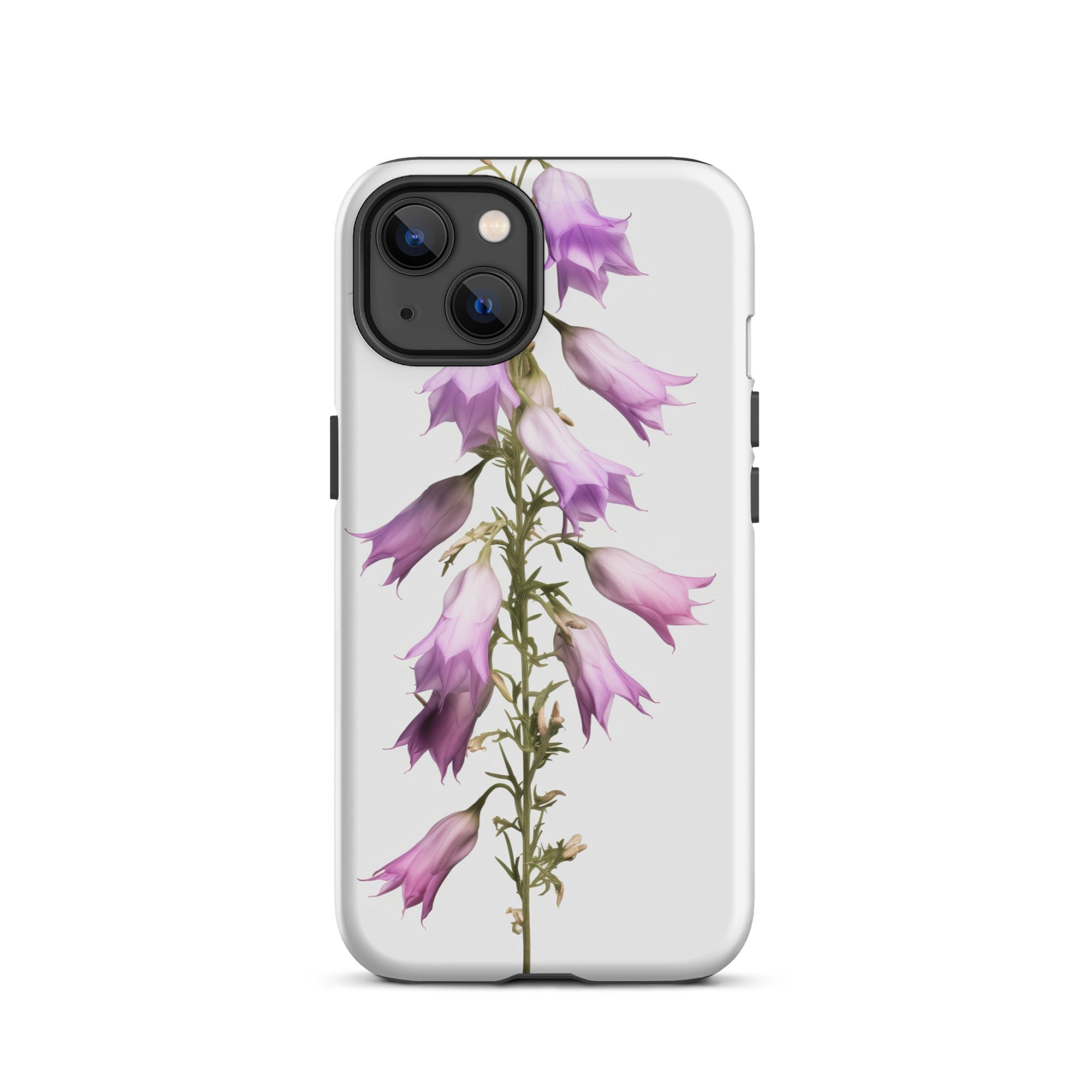 Campanula Punctata Flower iPhone Case by Visual Verse - Image 18