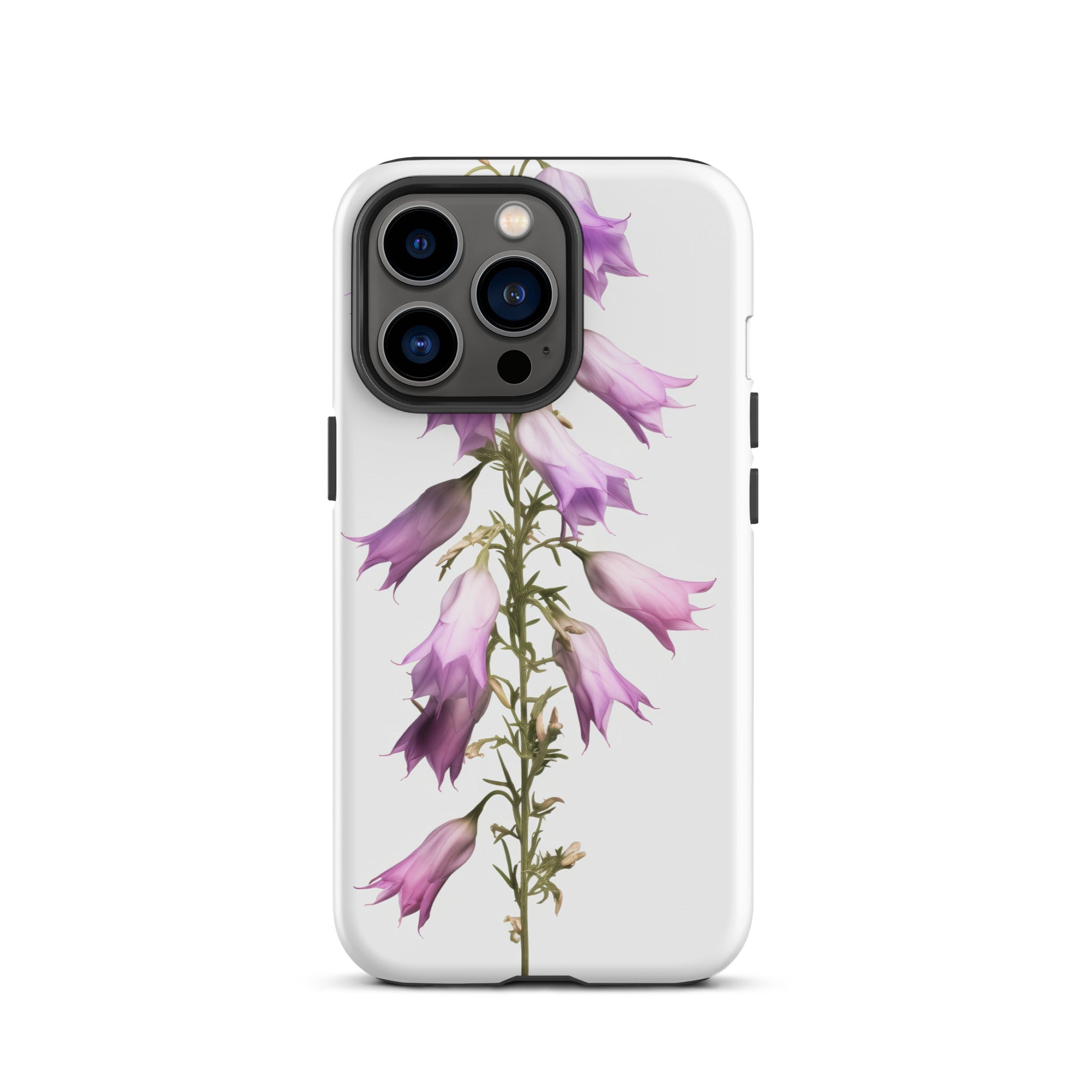 Campanula Punctata Flower iPhone Case by Visual Verse - Image 20
