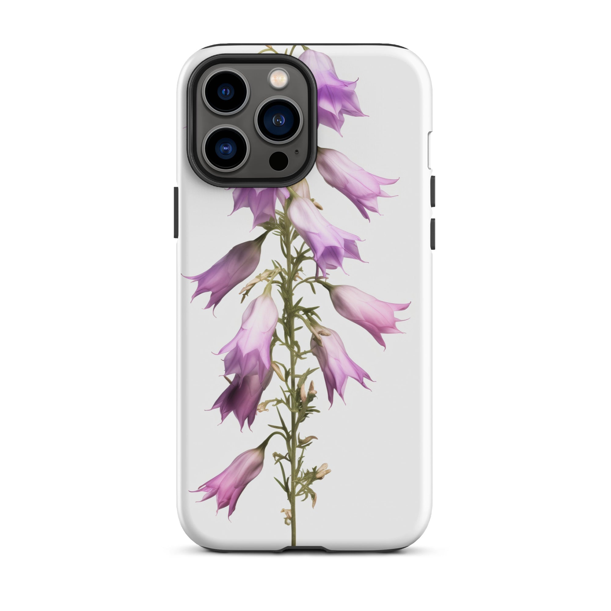 Campanula Punctata Flower iPhone Case by Visual Verse - Image 22