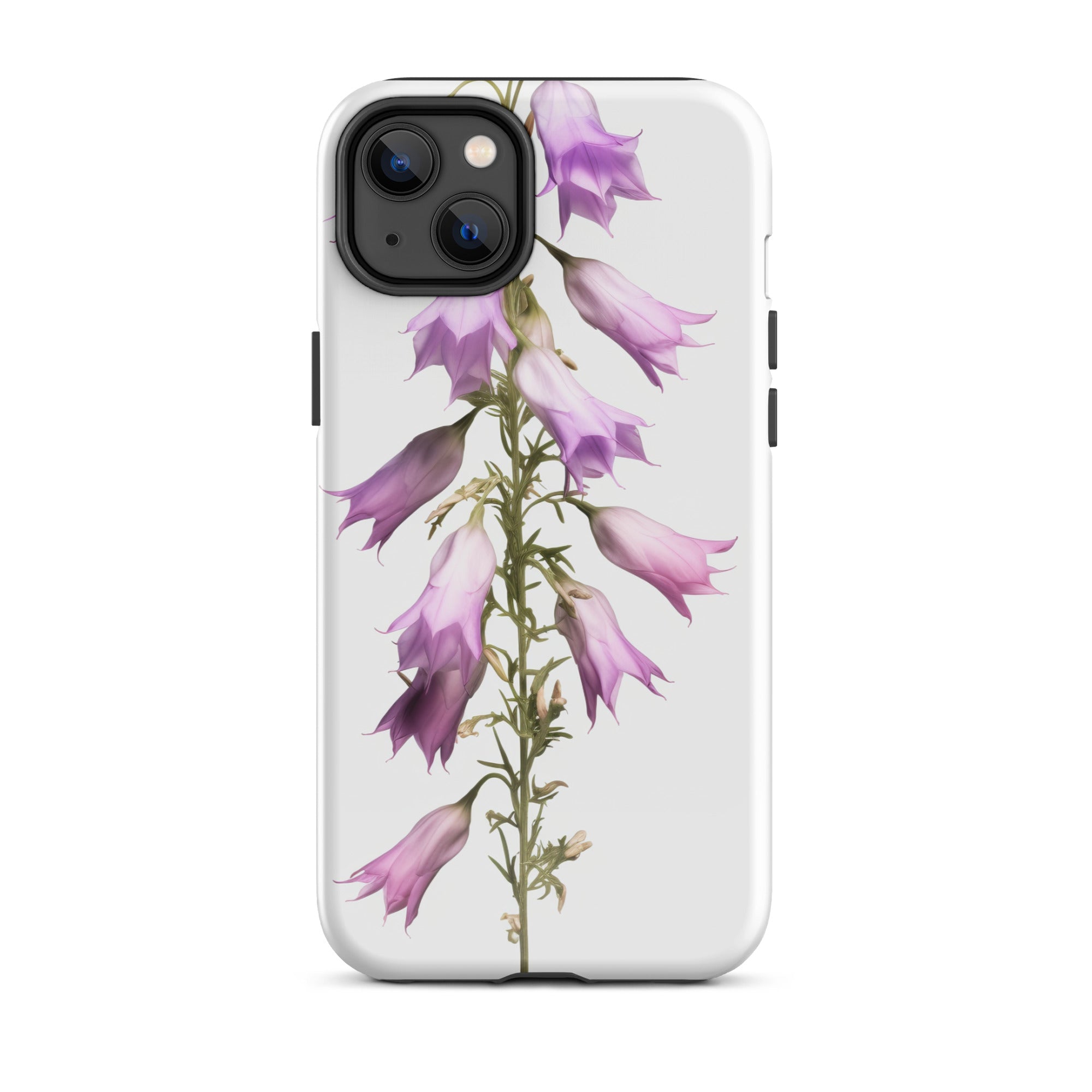 Campanula Punctata Flower iPhone Case by Visual Verse - Image 25