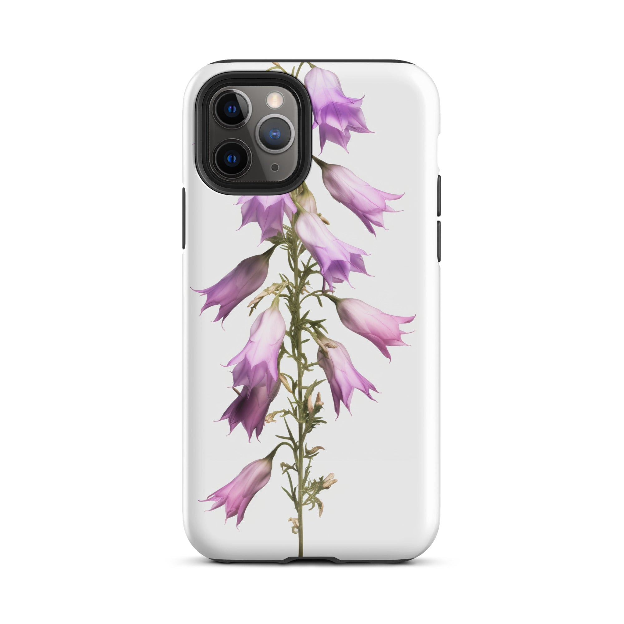 Campanula Punctata Flower iPhone Case by Visual Verse - Image 3
