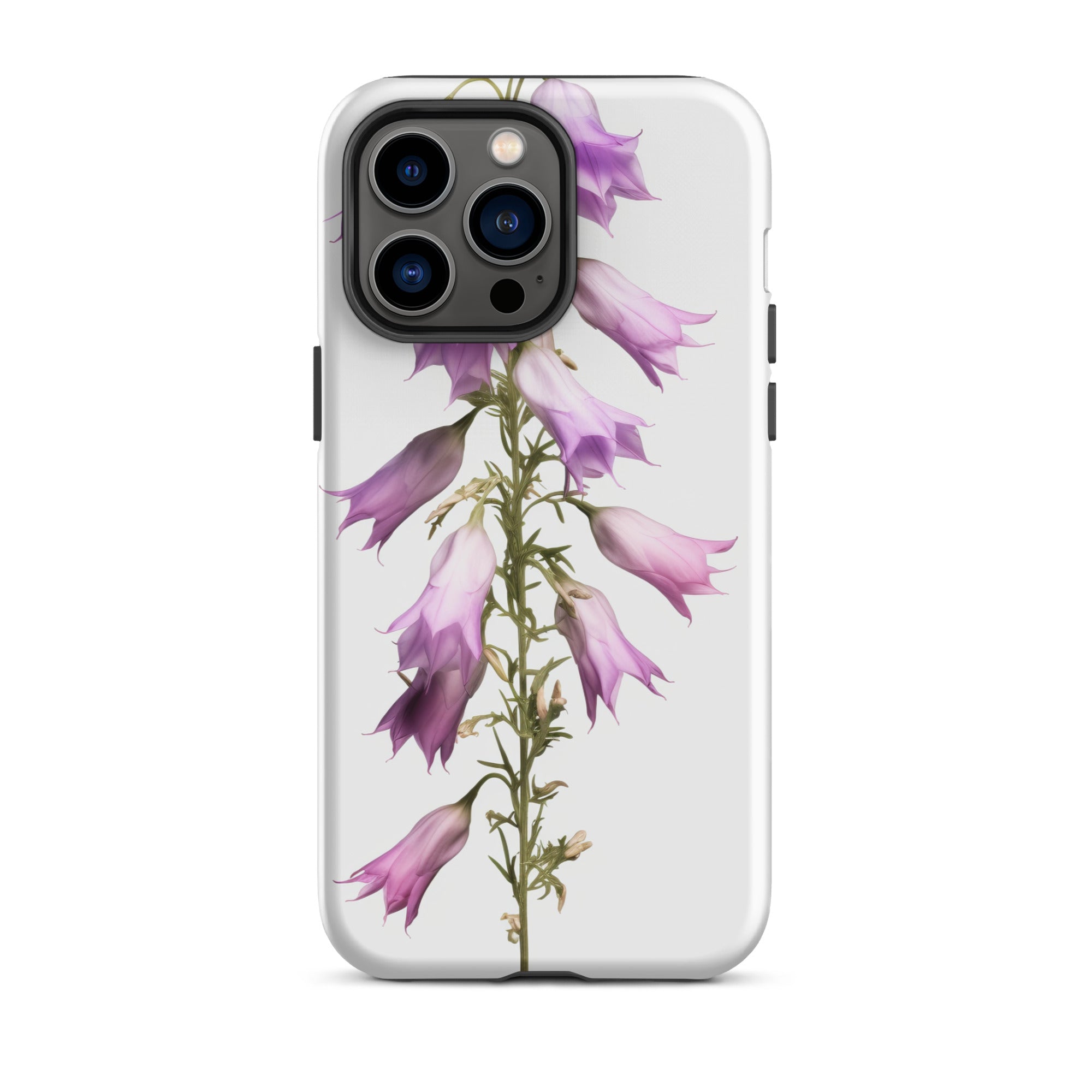 Campanula Punctata Flower iPhone Case by Visual Verse - Image 30