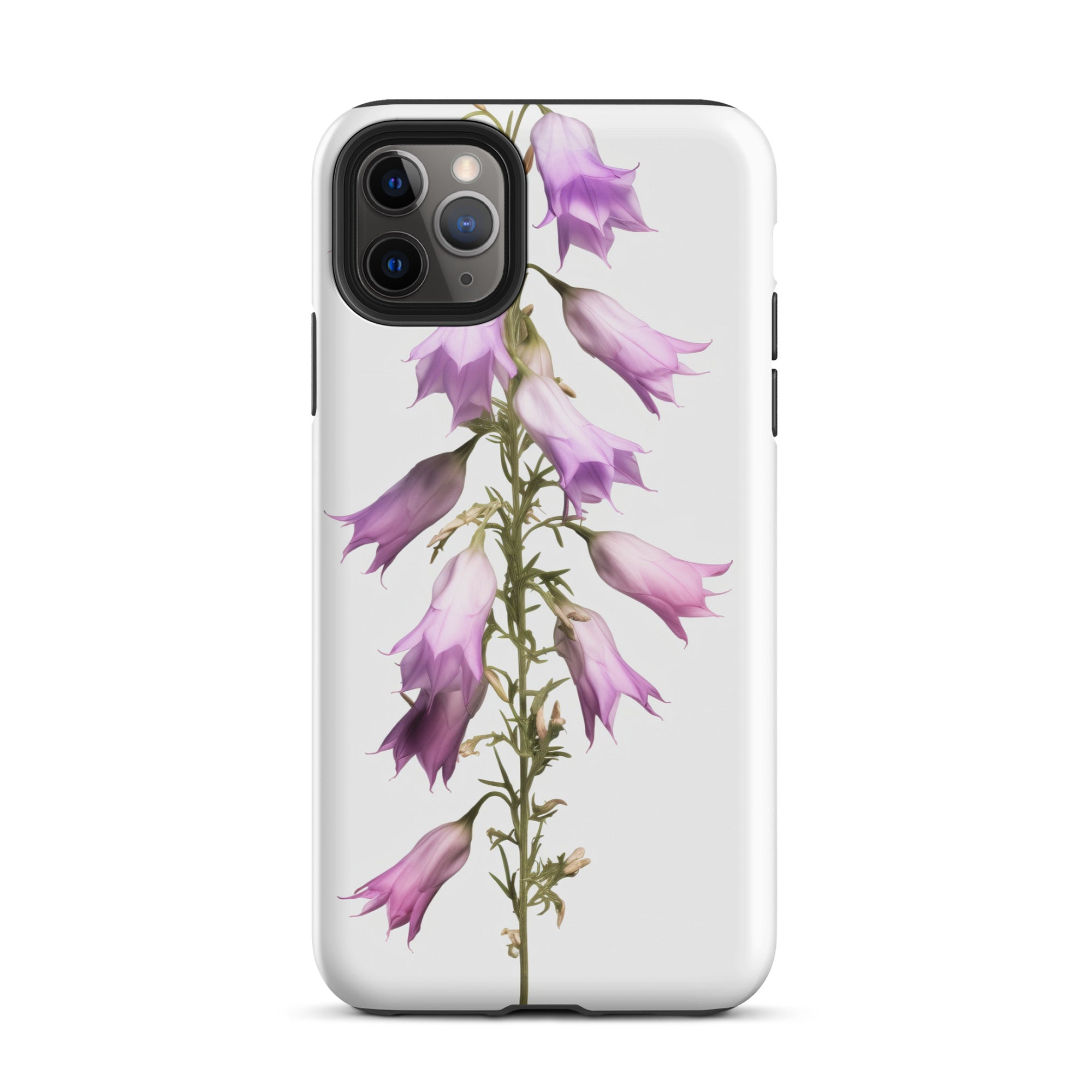 Campanula Punctata Flower iPhone Case by Visual Verse - Image 6