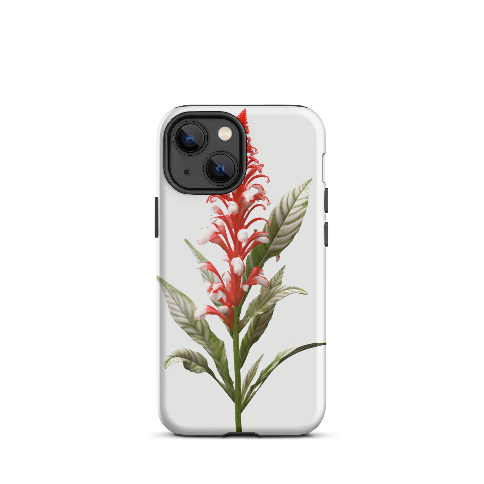 Candy Cane Cuphea Flower iPhone Case by Visual Verse - Image 16