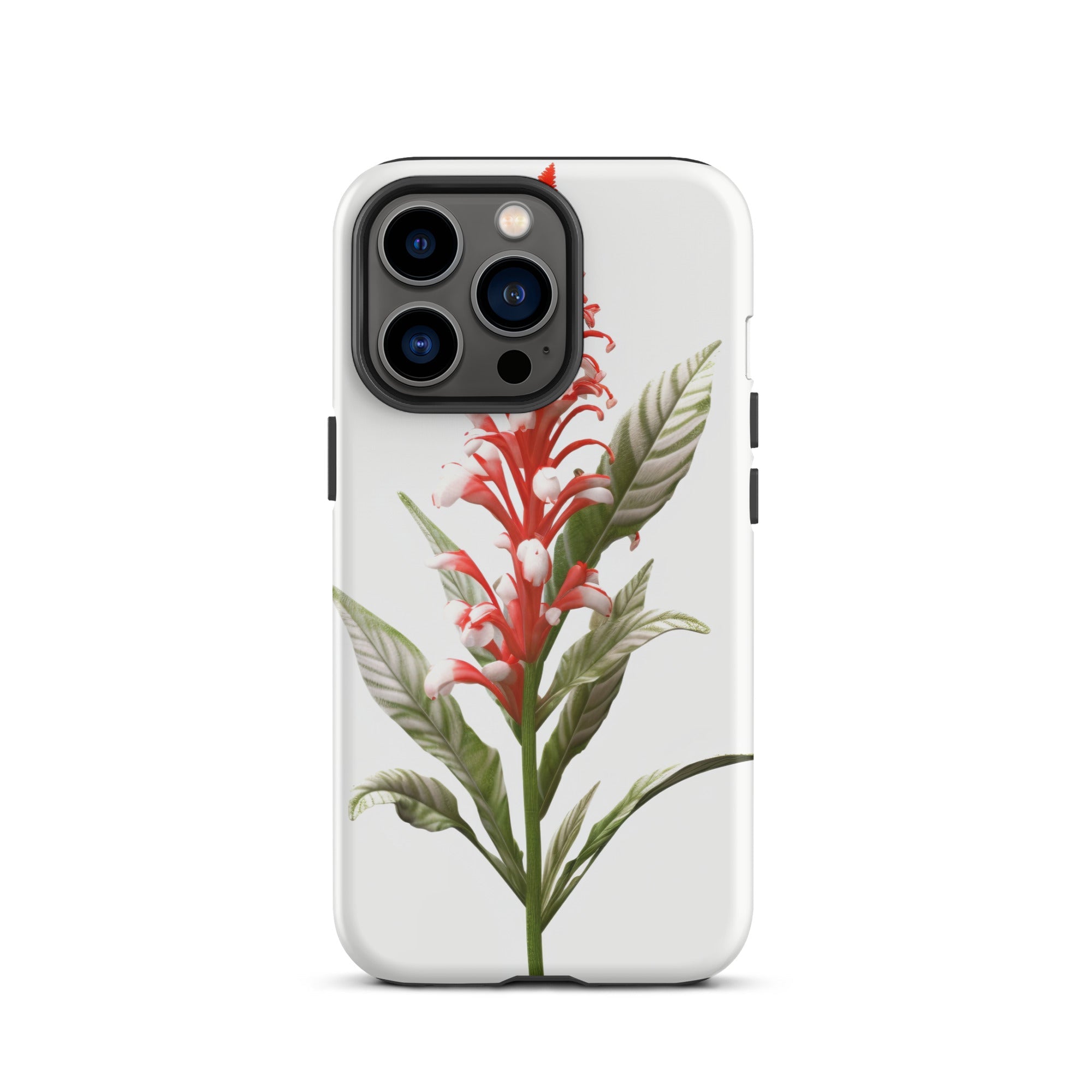 Candy Cane Cuphea Flower iPhone Case by Visual Verse - Image 20
