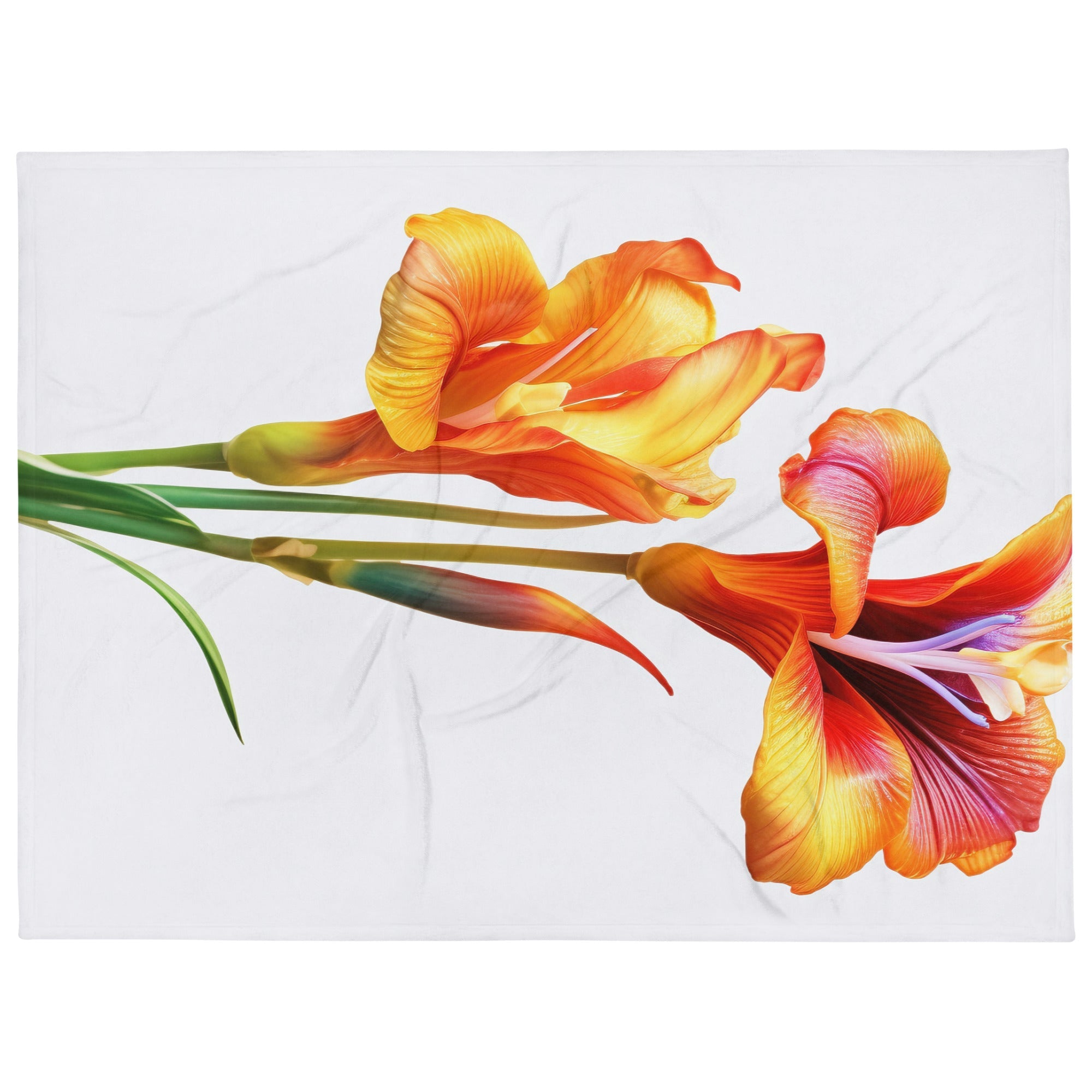 Canna Lily Flower Blanket by Visual Verse - Image 1