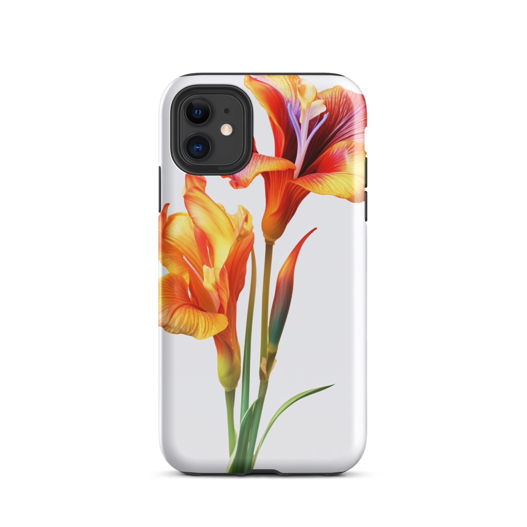 Canna Lily Flower iPhone Case by Visual Verse - Image 1