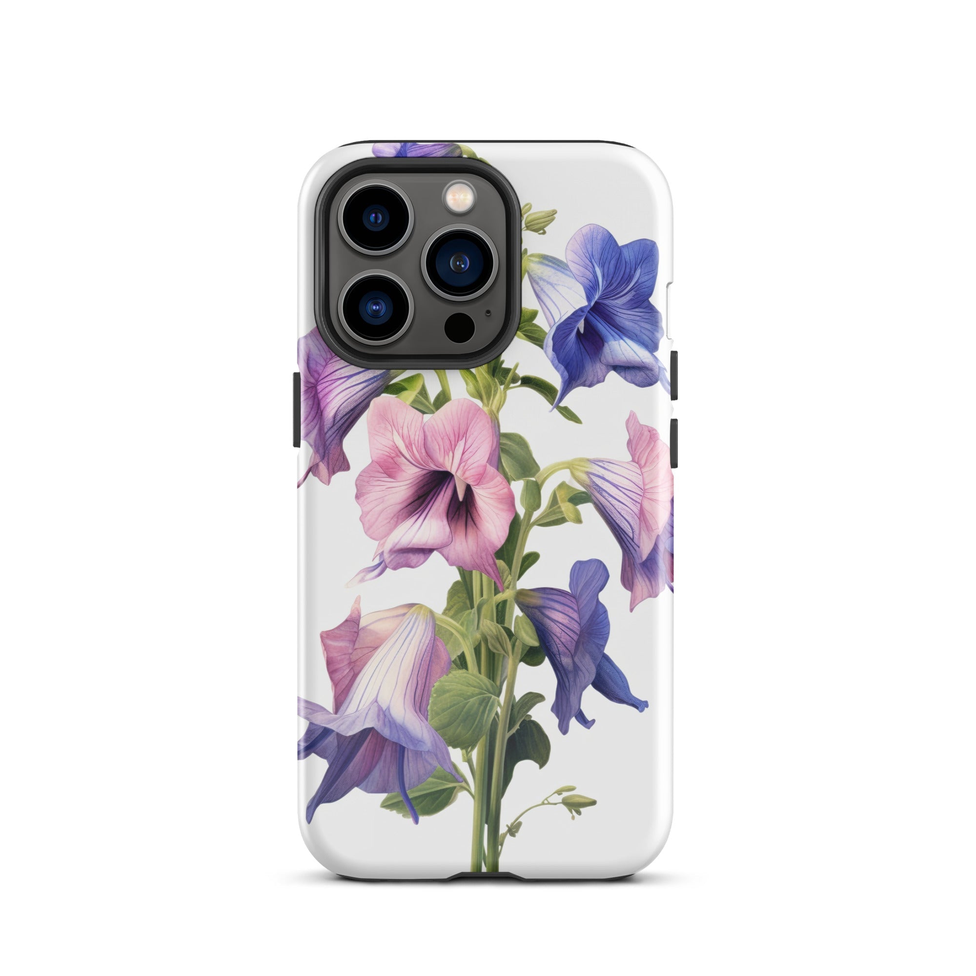 Canterbury Bells Flower iPhone Case by Visual Verse - Image 19