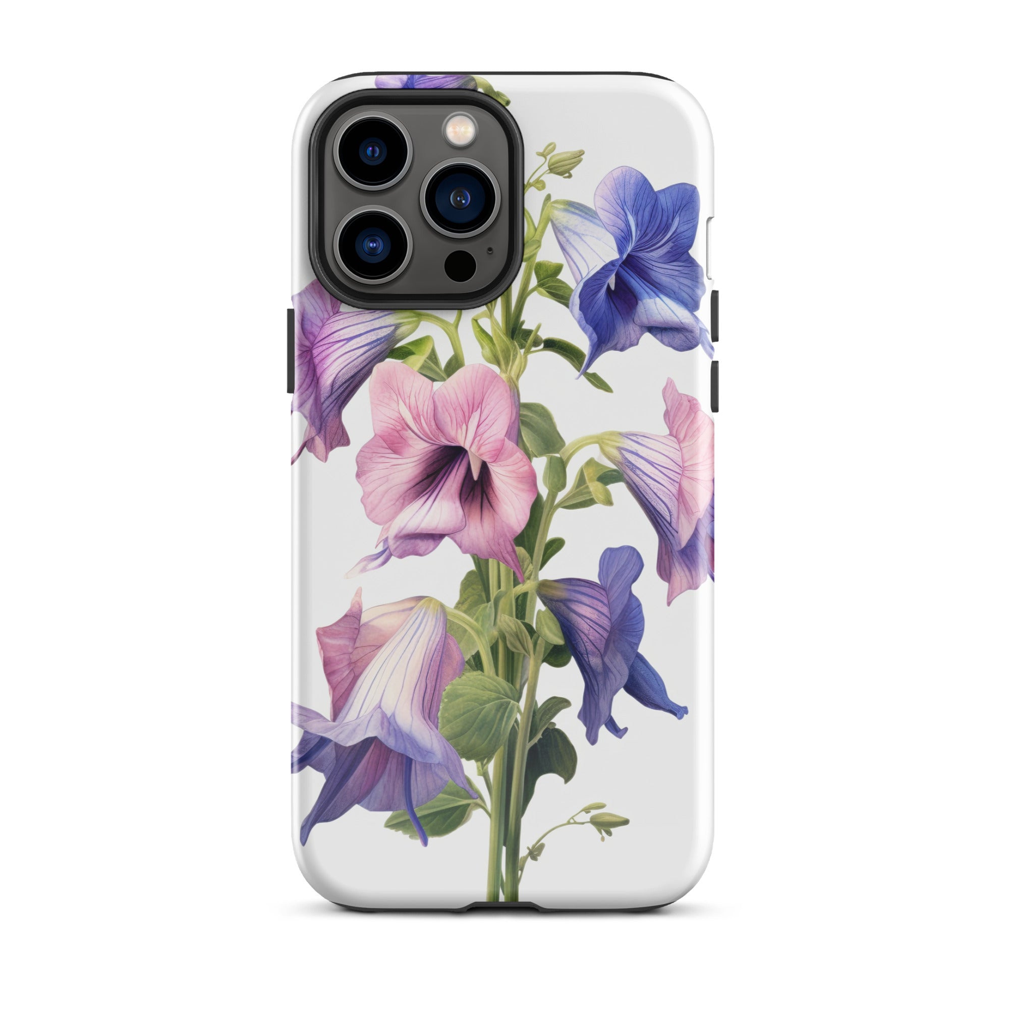 Canterbury Bells Flower iPhone Case by Visual Verse - Image 21