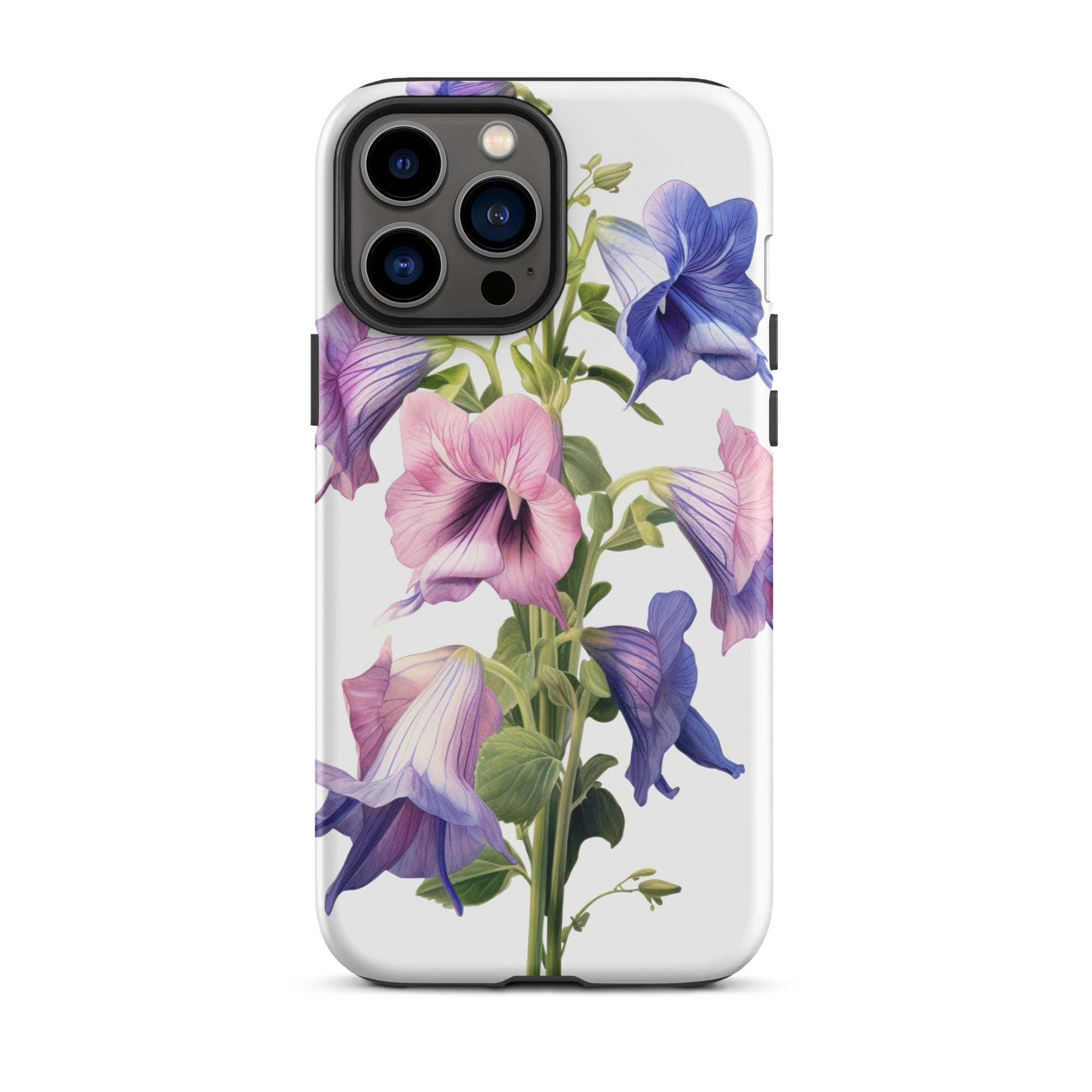 Canterbury Bells Flower iPhone Case by Visual Verse - Image 22