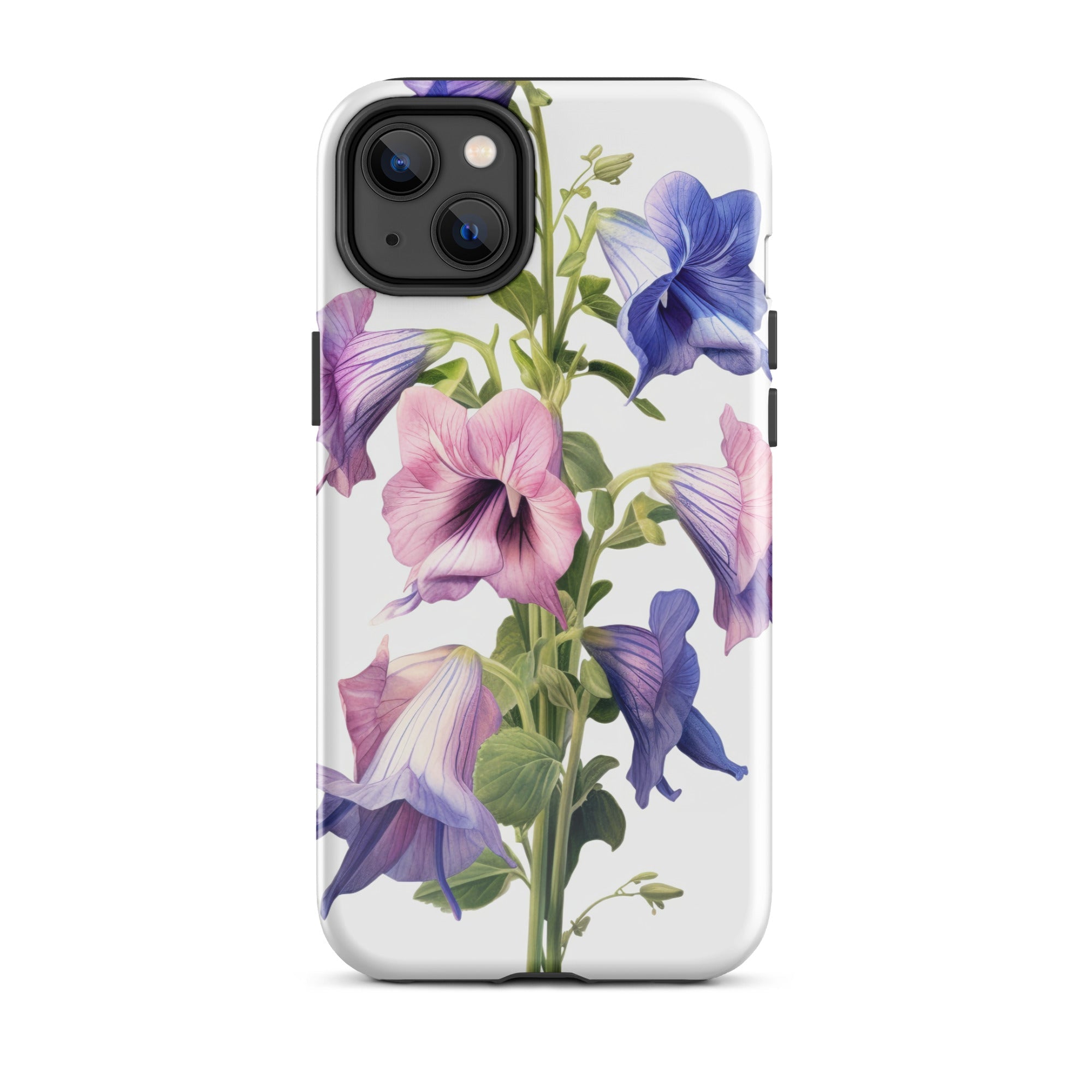 Canterbury Bells Flower iPhone Case by Visual Verse - Image 25