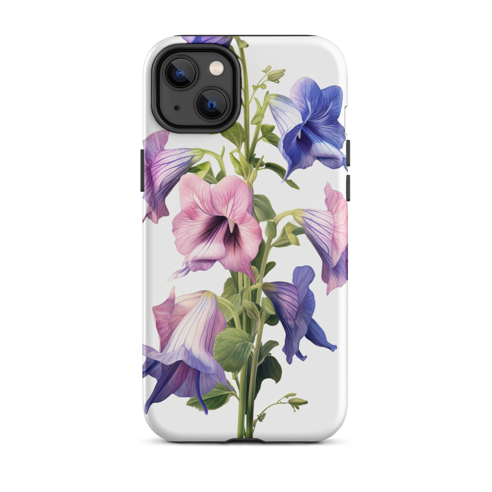 Canterbury Bells Flower iPhone Case by Visual Verse - Image 26