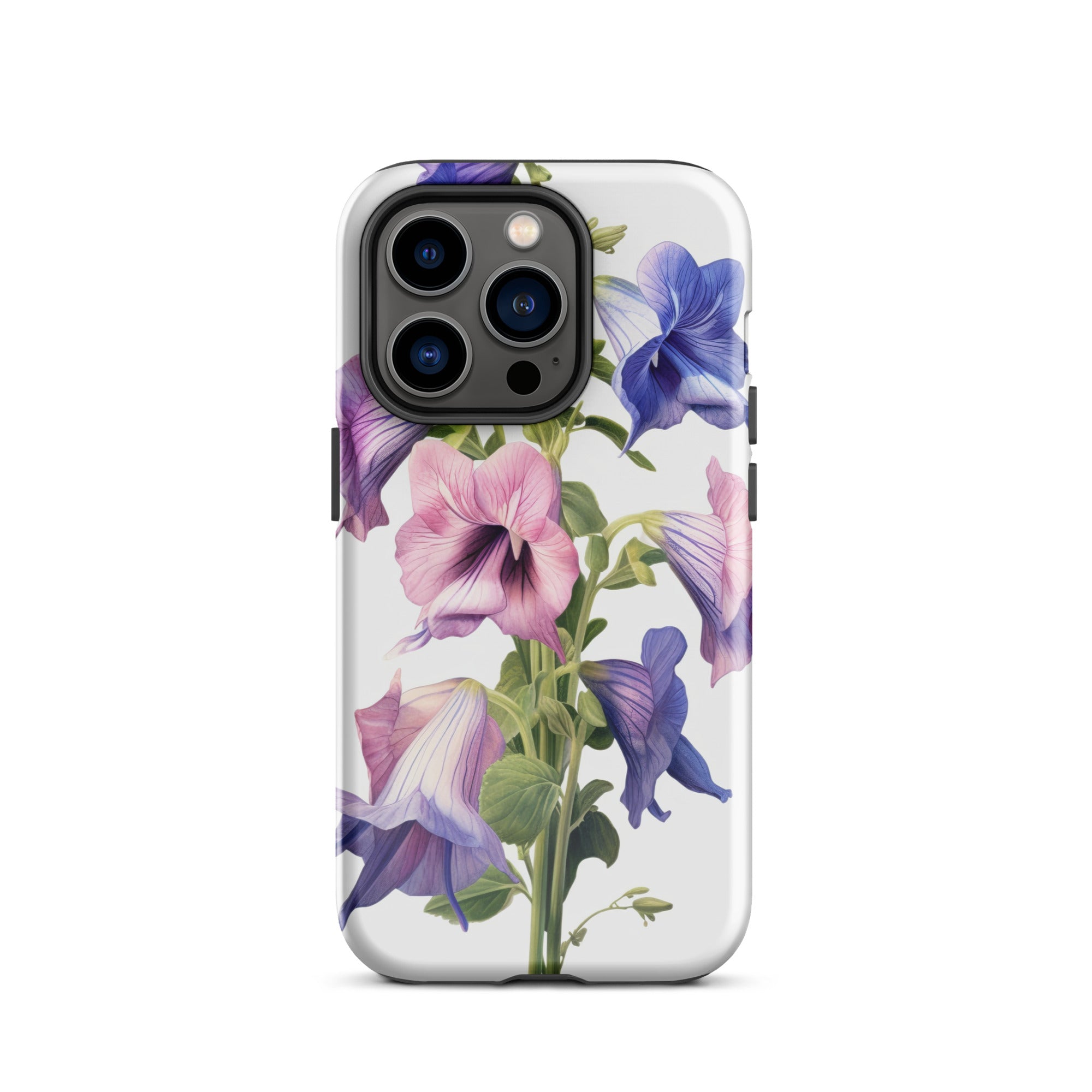 Canterbury Bells Flower iPhone Case by Visual Verse - Image 27