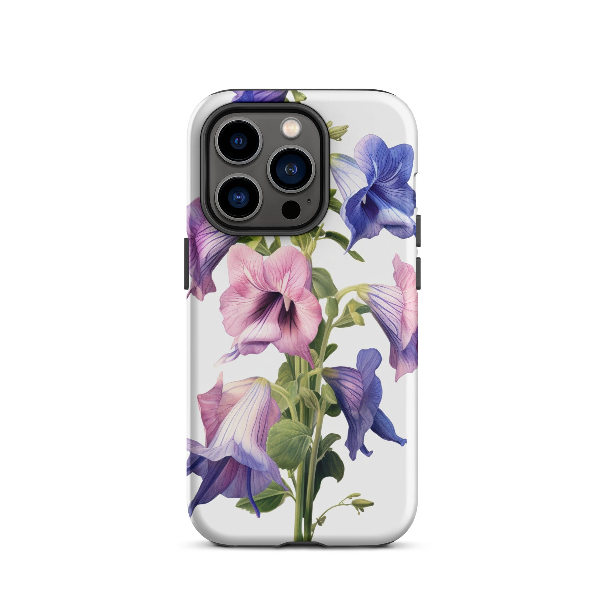 Canterbury Bells Flower iPhone Case by Visual Verse - Image 28