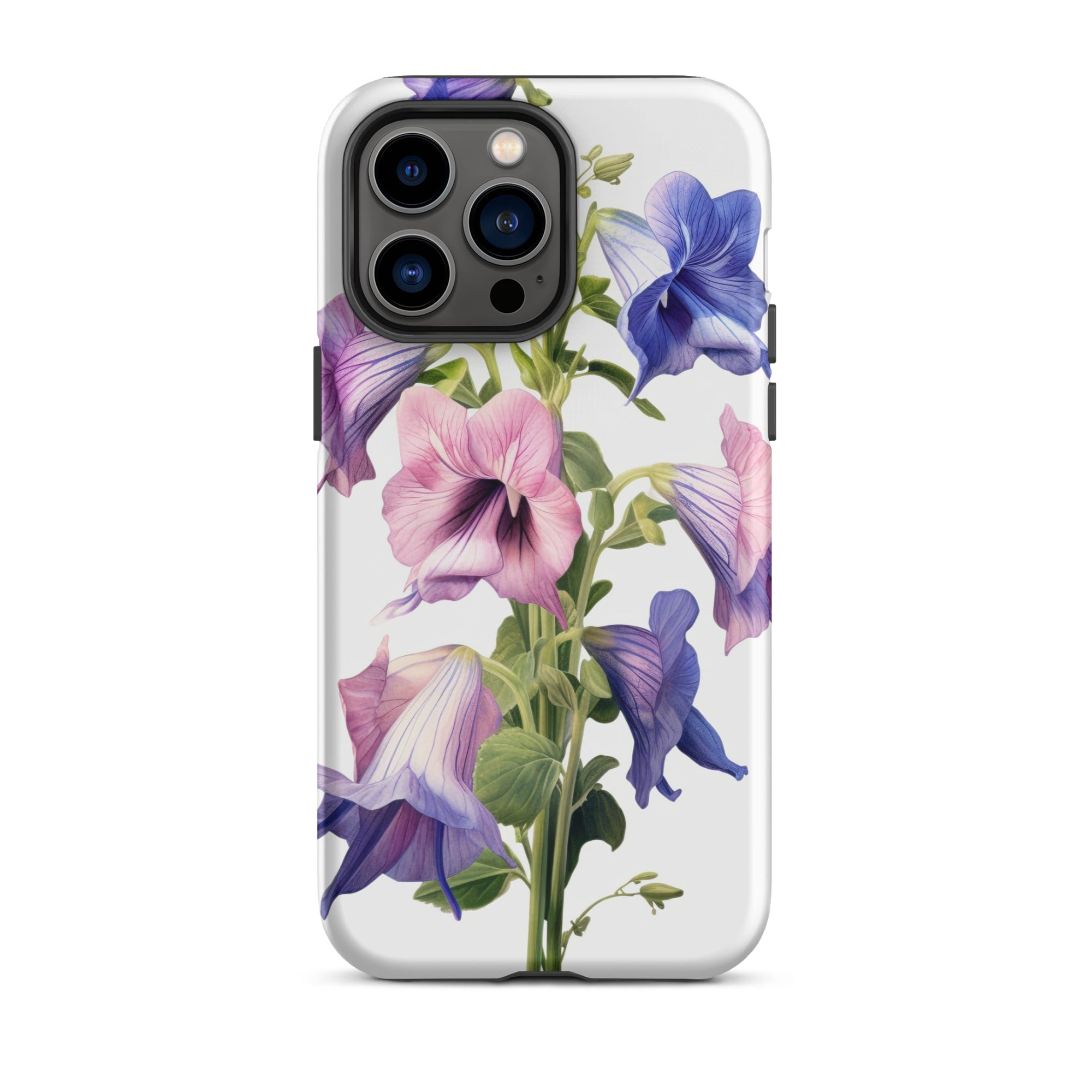 Canterbury Bells Flower iPhone Case by Visual Verse - Image 30