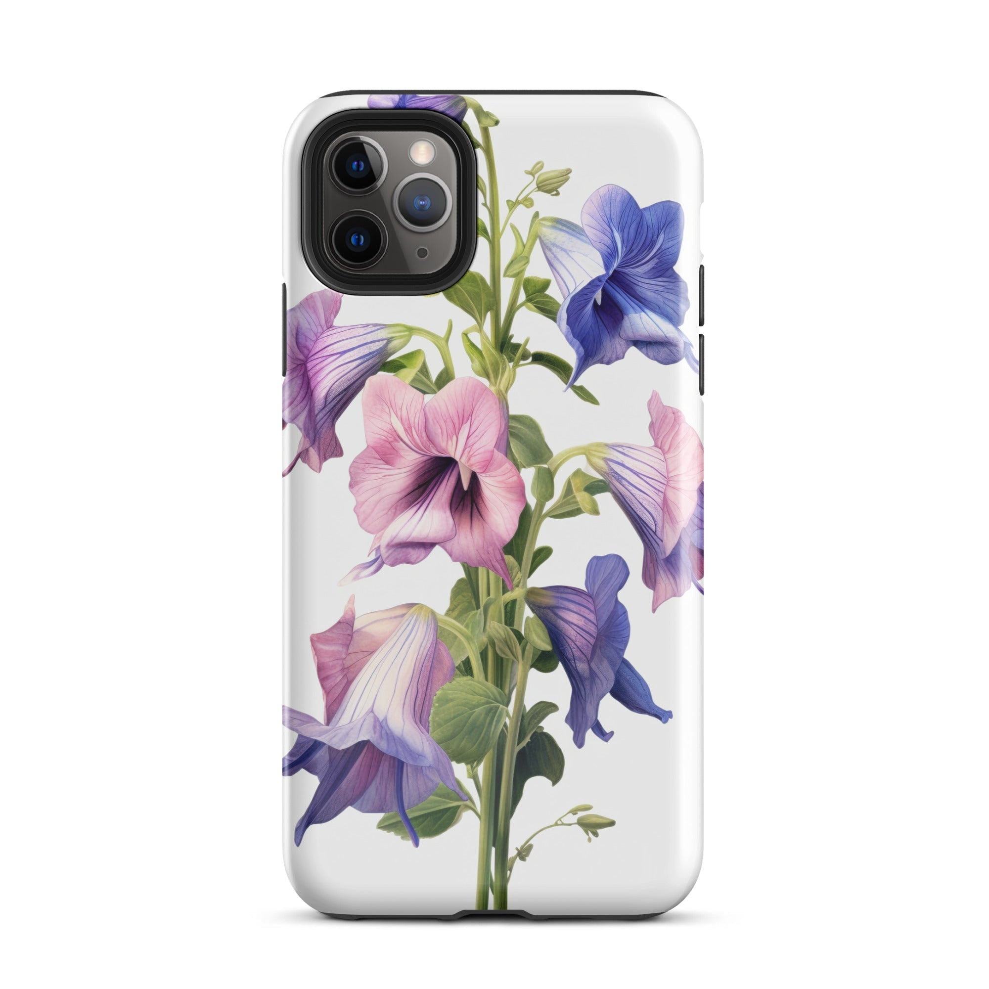 Canterbury Bells Flower iPhone Case by Visual Verse - Image 5