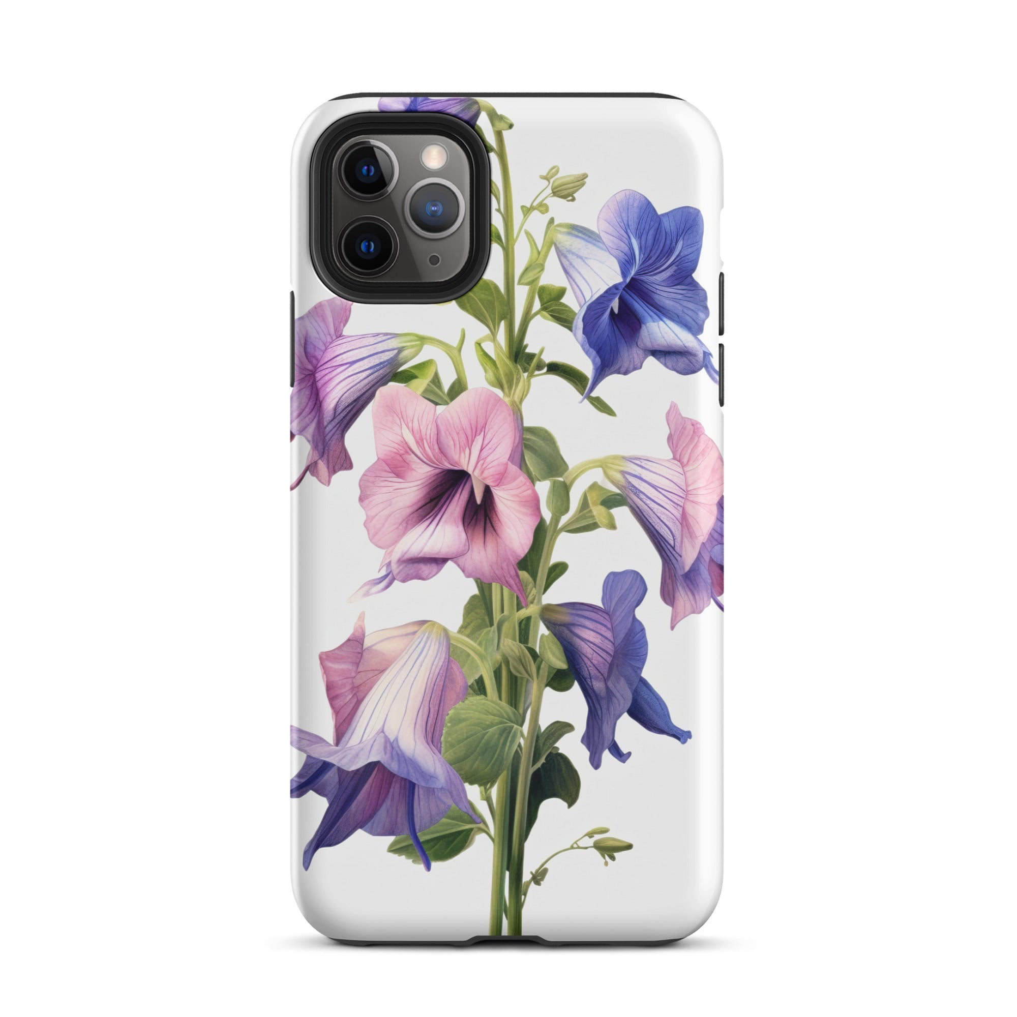 Canterbury Bells Flower iPhone Case by Visual Verse - Image 6