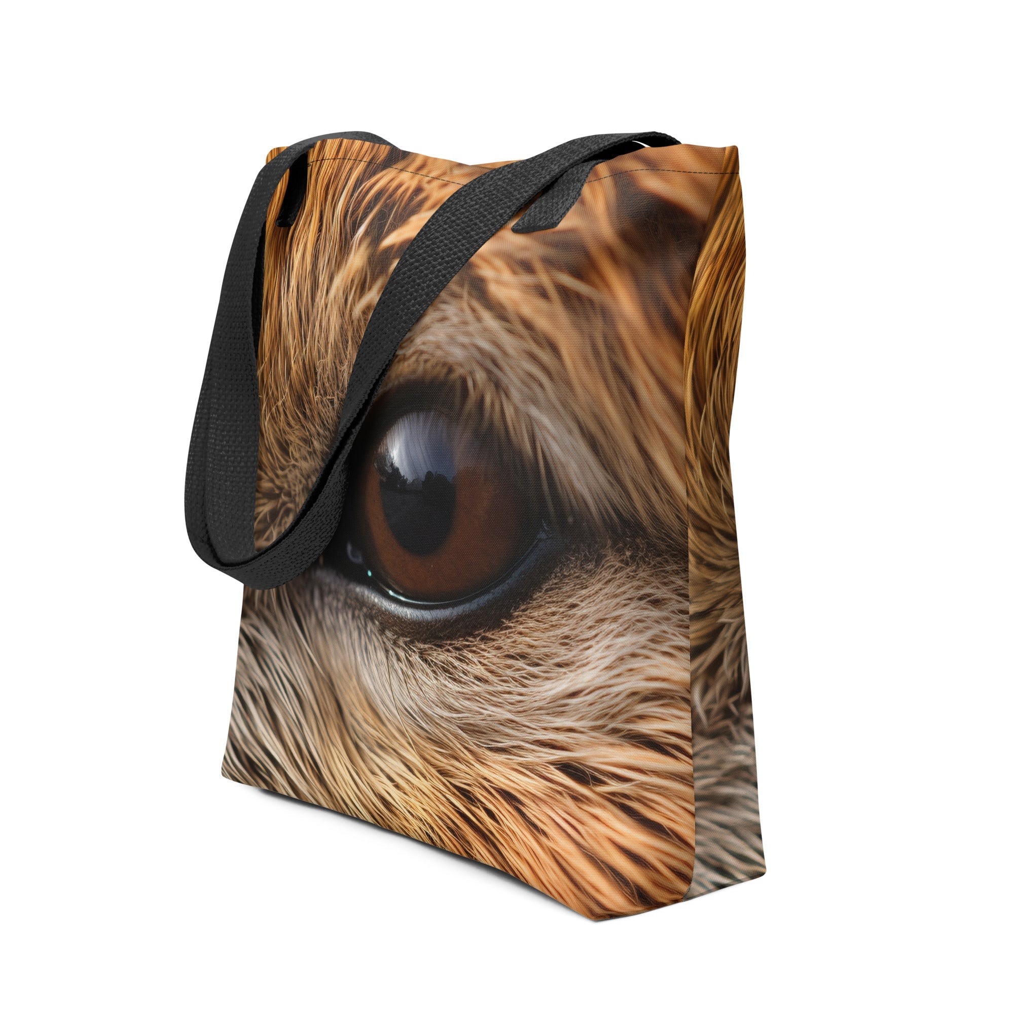 Capybara Fur Tote Bag by Visual Verse - Image 1