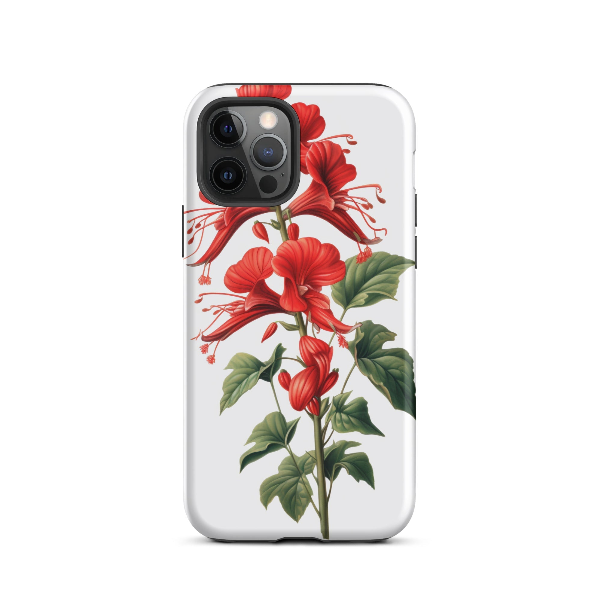 Cardinal Climber Flower iPhone Case by Visual Verse - Image 12