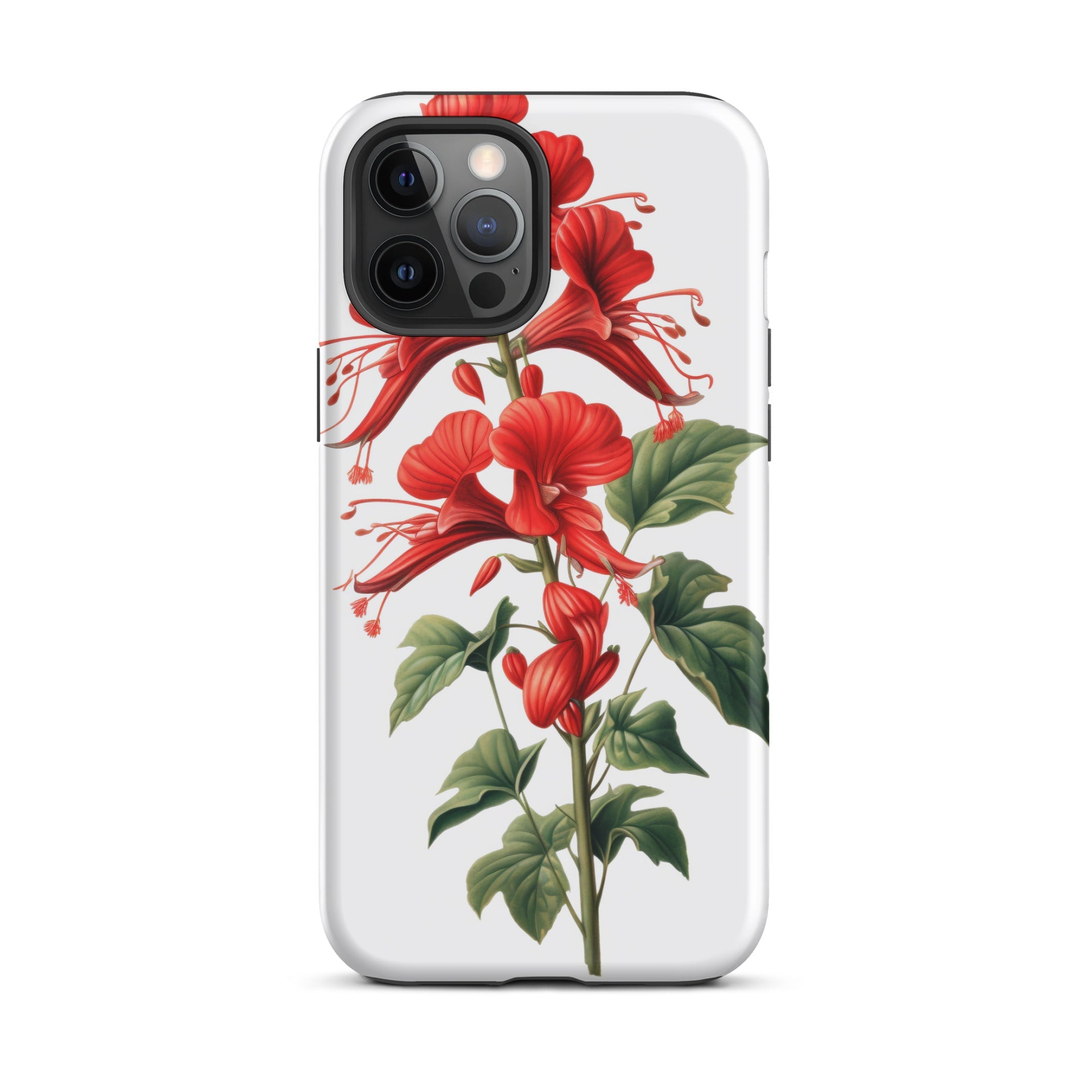 Cardinal Climber Flower iPhone Case by Visual Verse - Image 14