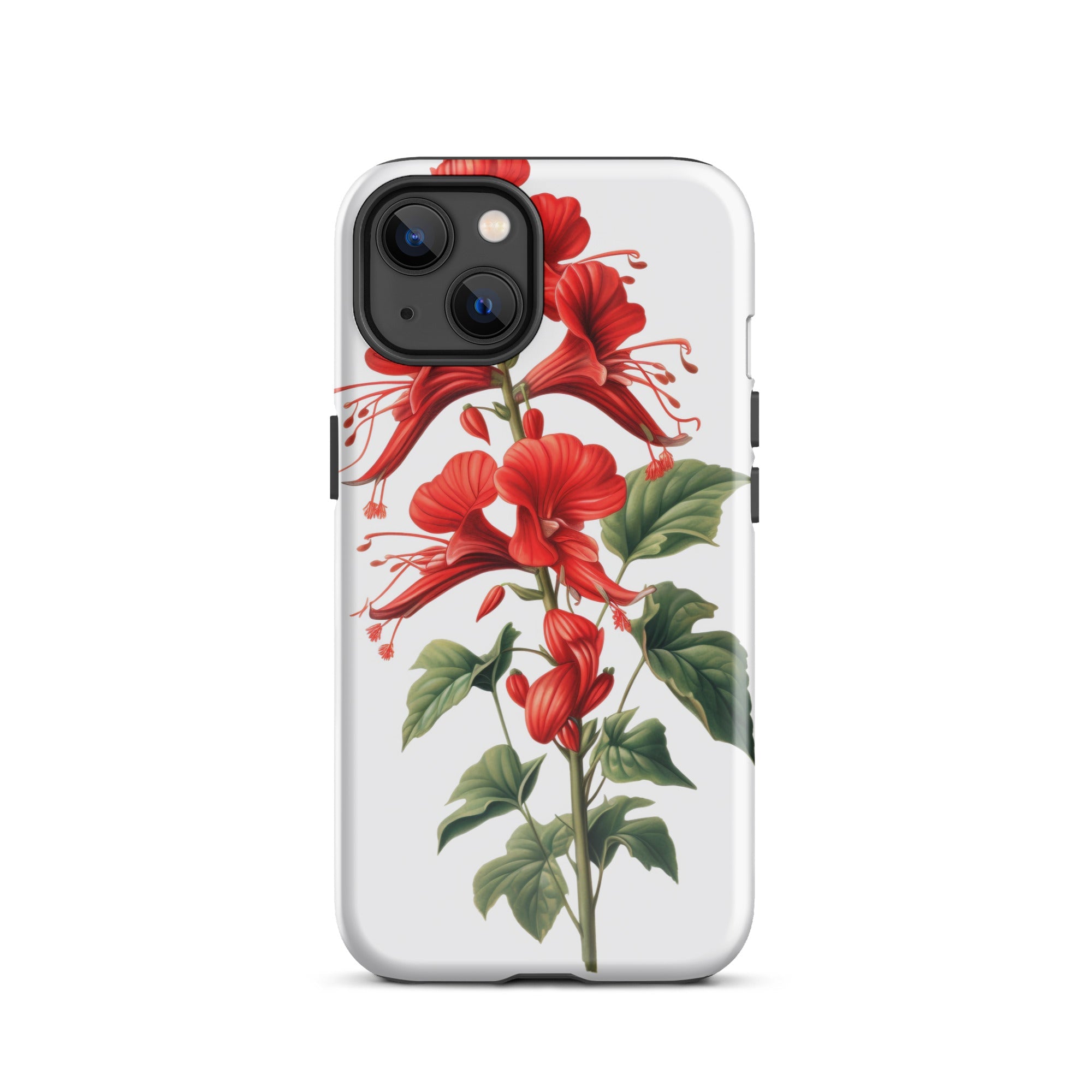 Cardinal Climber Flower iPhone Case by Visual Verse - Image 17