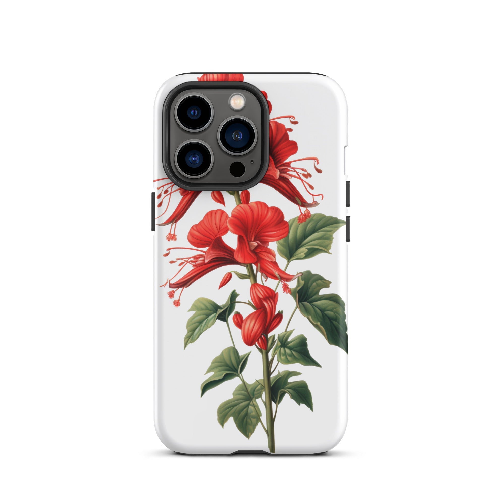 Cardinal Climber Flower iPhone Case by Visual Verse - Image 20